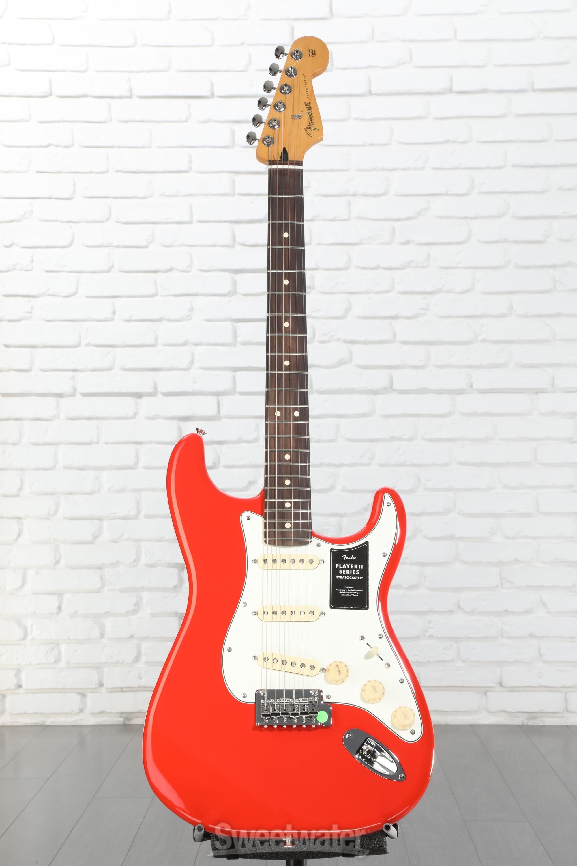 Fender Player II Stratocaster Electric Guitar - Coral Red