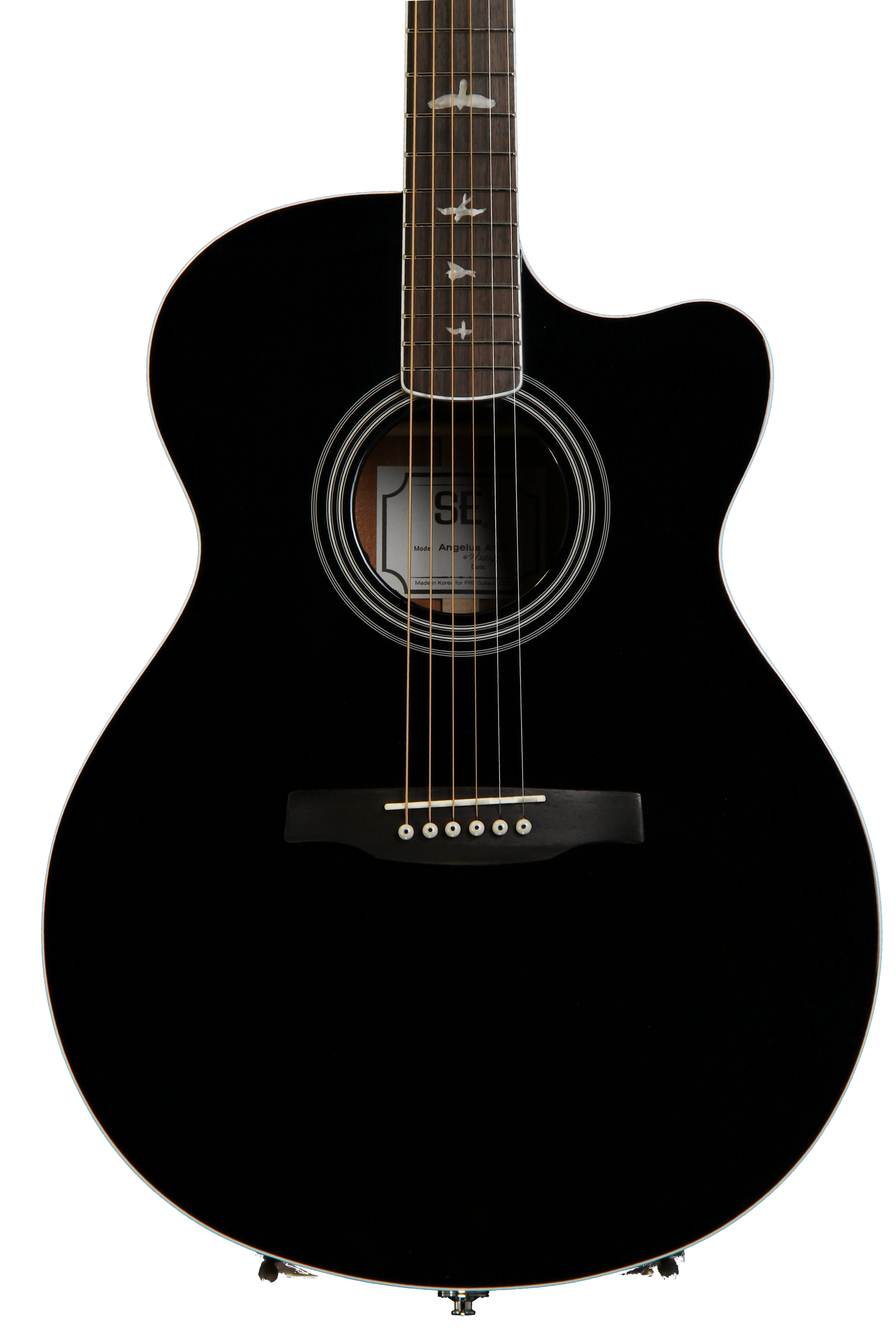 PRS SE Angelus A10E - Black | Sweetwater