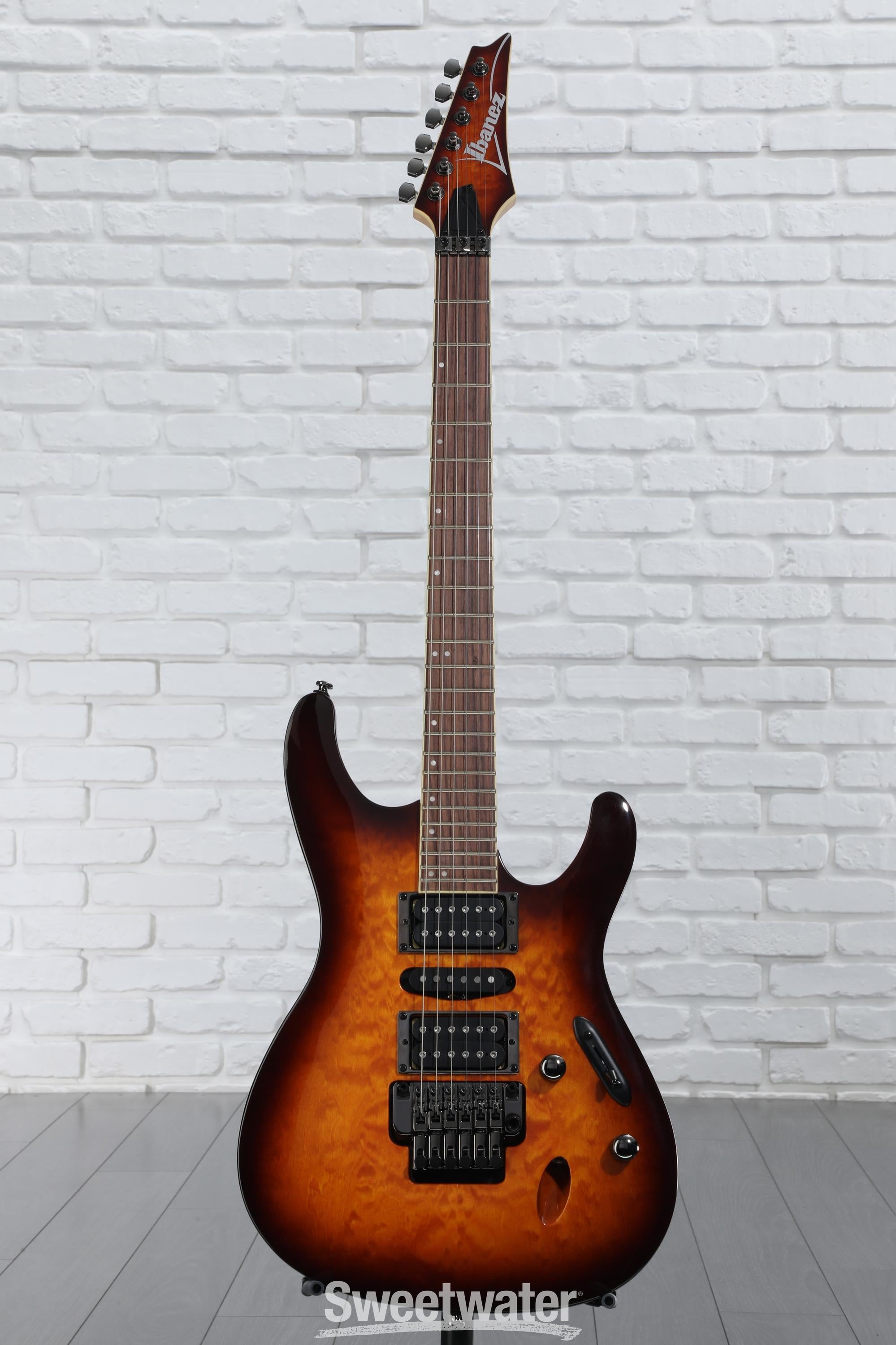 今月中特価！【超軽量】Ibanez S670QM Amazon.com: Ibanez S Series S670QM - Dragon Eye Burst