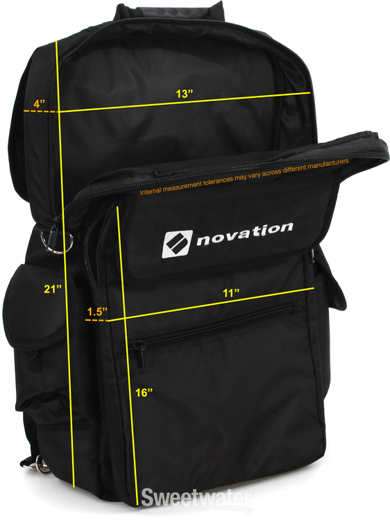 Novation Backpack Case for 25-key Keyboards | Sweetwater