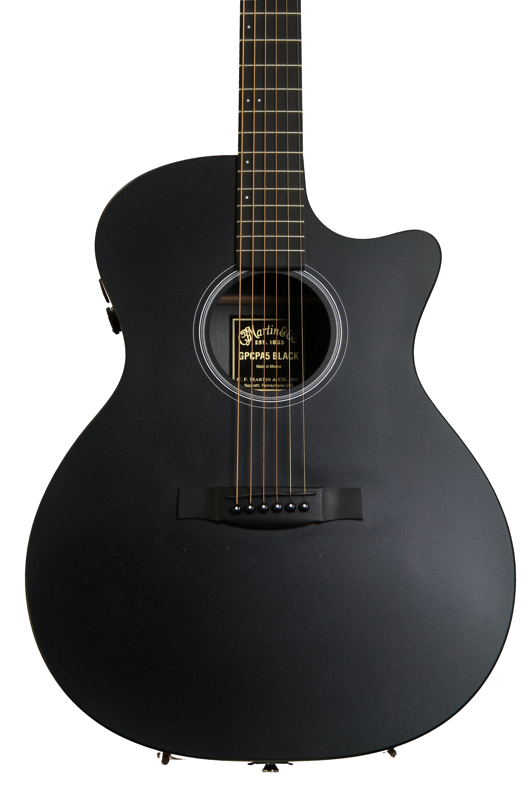 Martin GPCPA5 Acoustic Electric - Black | Sweetwater Martin GPCPA5 Acoustic Electric - Black | Sweetwater