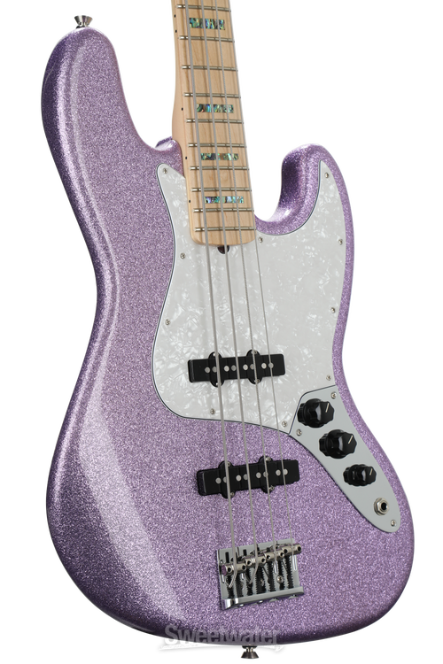 Fender Adam Clayton Jazz Bass - Purple Sparkle | Sweetwater