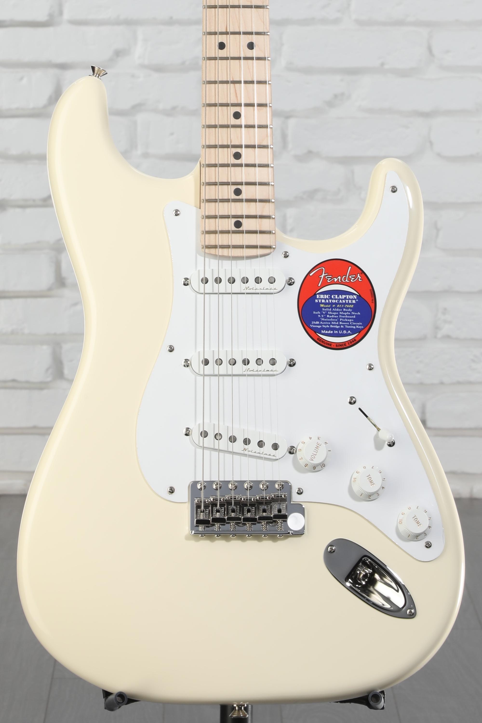 Fender Eric Clapton Stratocaster - Olympic White with Maple