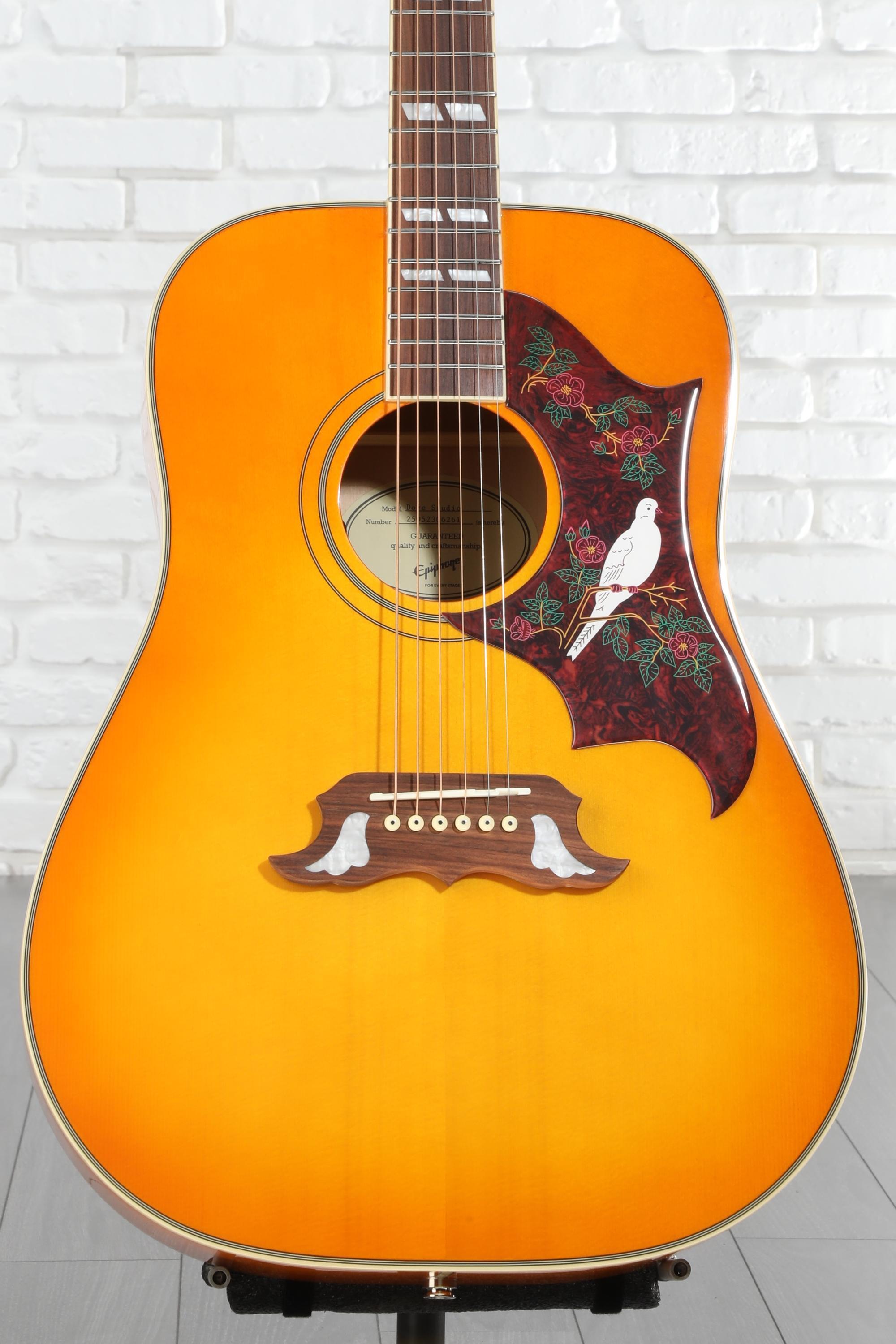 Epiphone Dove Studio Acoustic-electric Guitar - Violin Burst