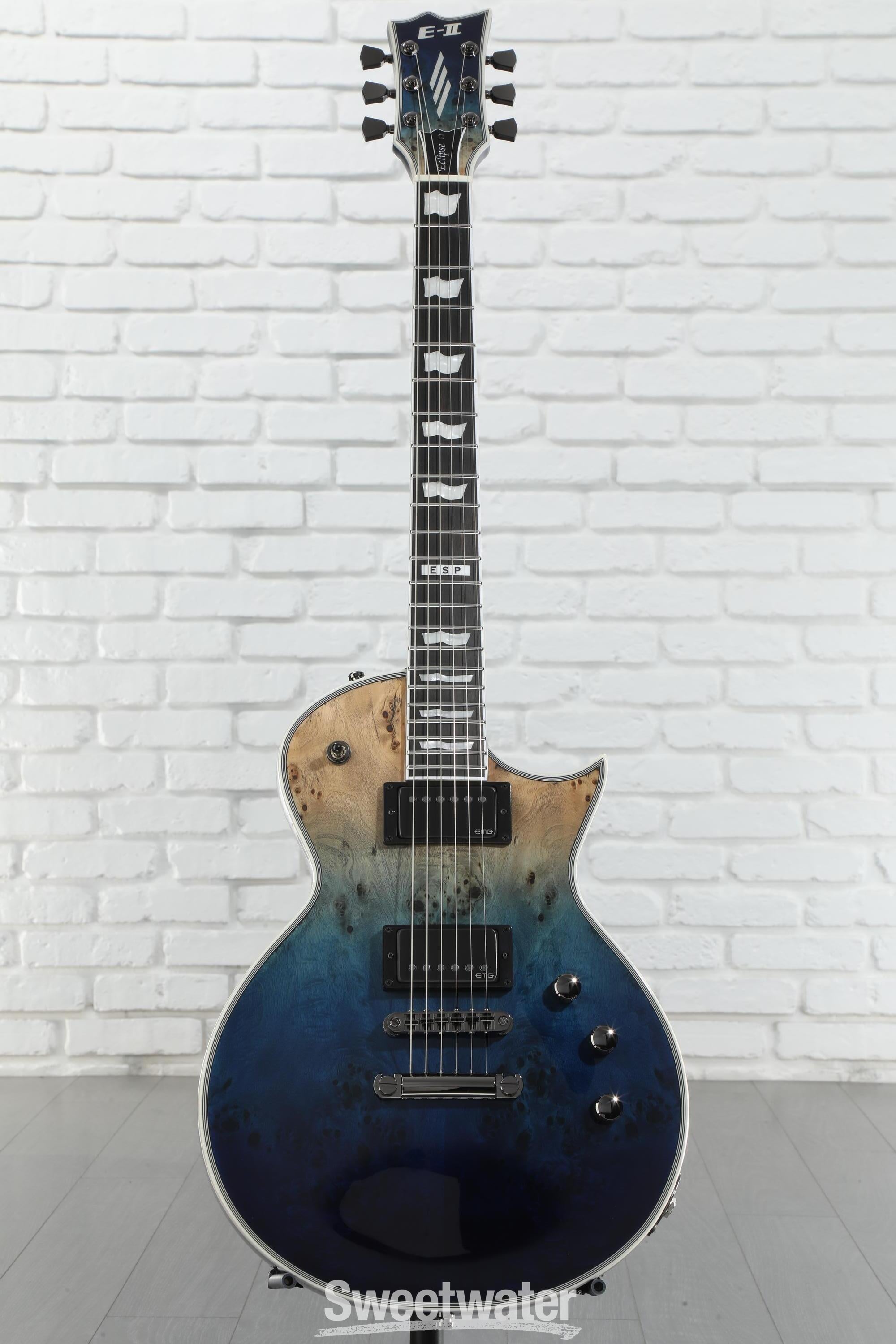 ESP E-II Eclipse - Blue Natural Fade | Sweetwater
