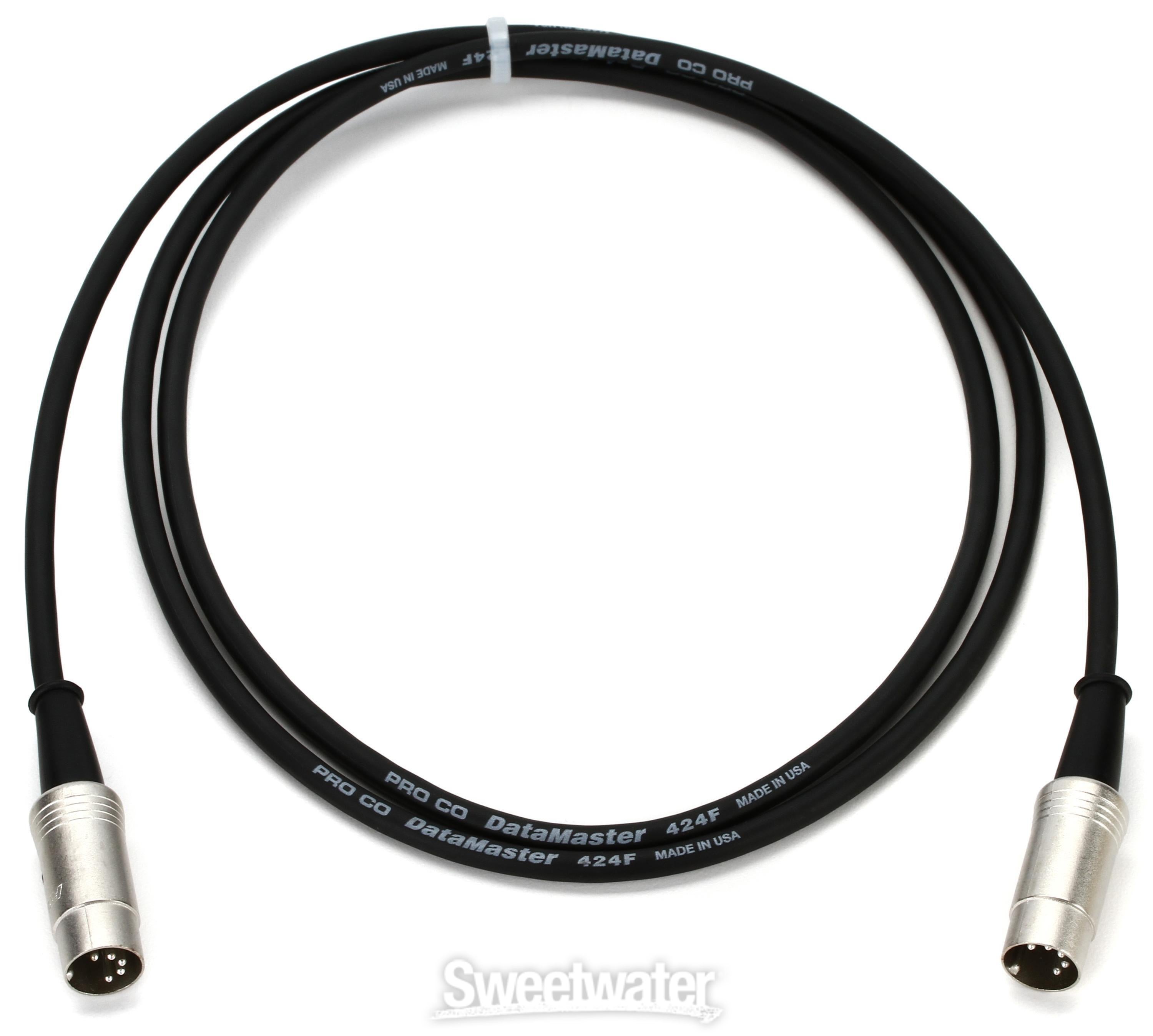 ル 年末のプロモーション Plus MIDI Excellines MIDI-5 Co Pro 5-Conductor Cable Control DTM・DAW
