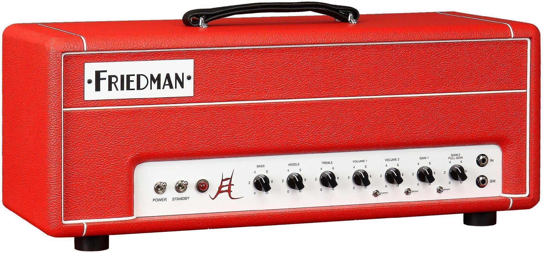 Friedman JEL-50 Jake E. Lee Signature 50-watt Tube Head - Red Bronco Tolex  | Sweetwater