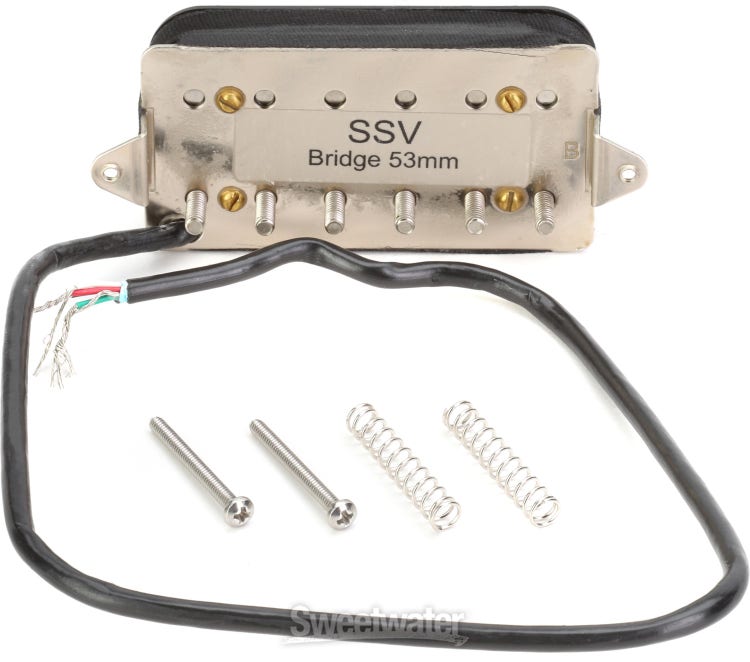 Suhr SSV Humbucker Bridge Pickup - Black, 53mm | Sweetwater 