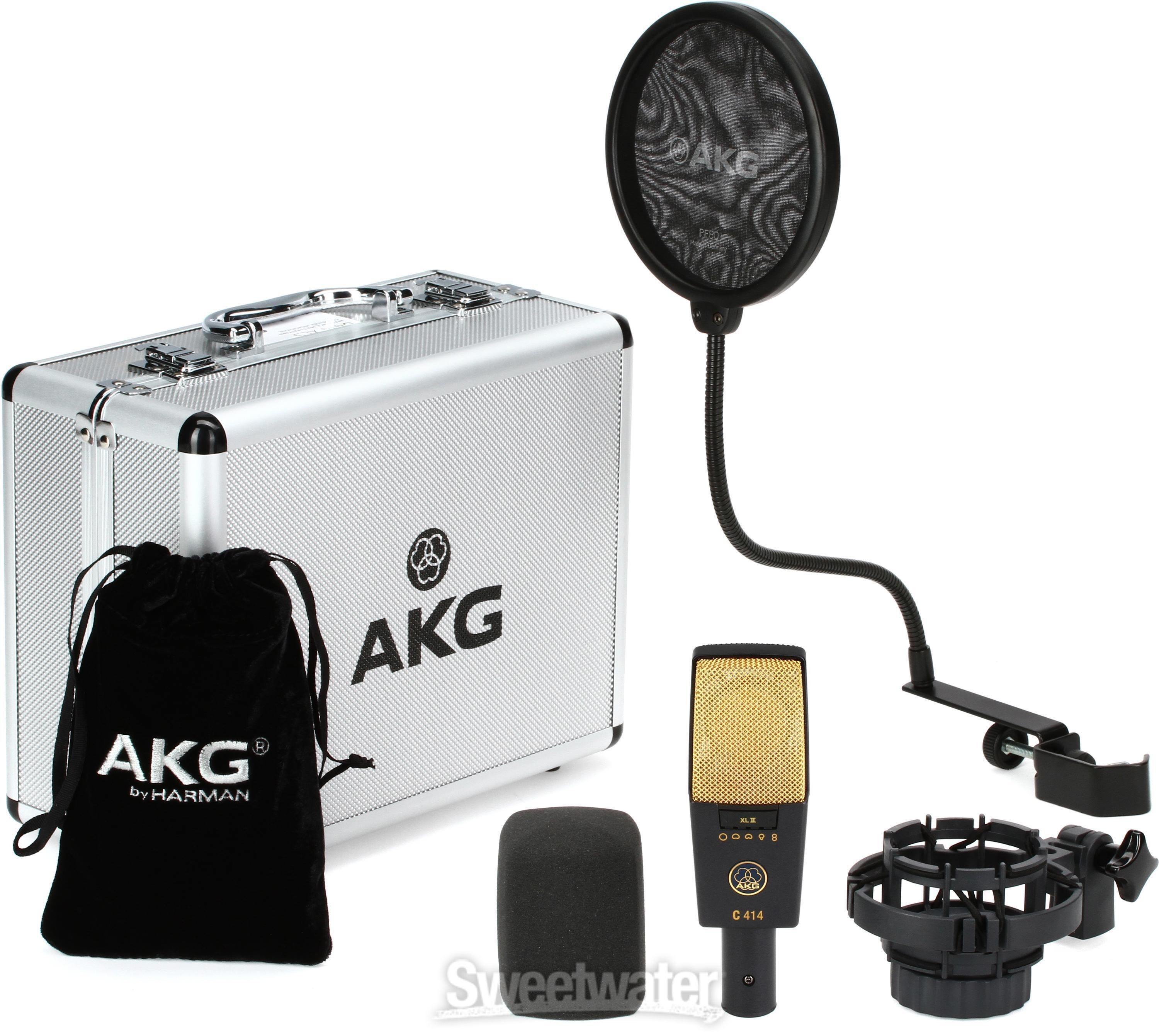 AKG C414 XLII Large-diaphragm Condenser Microphone | Sweetwater