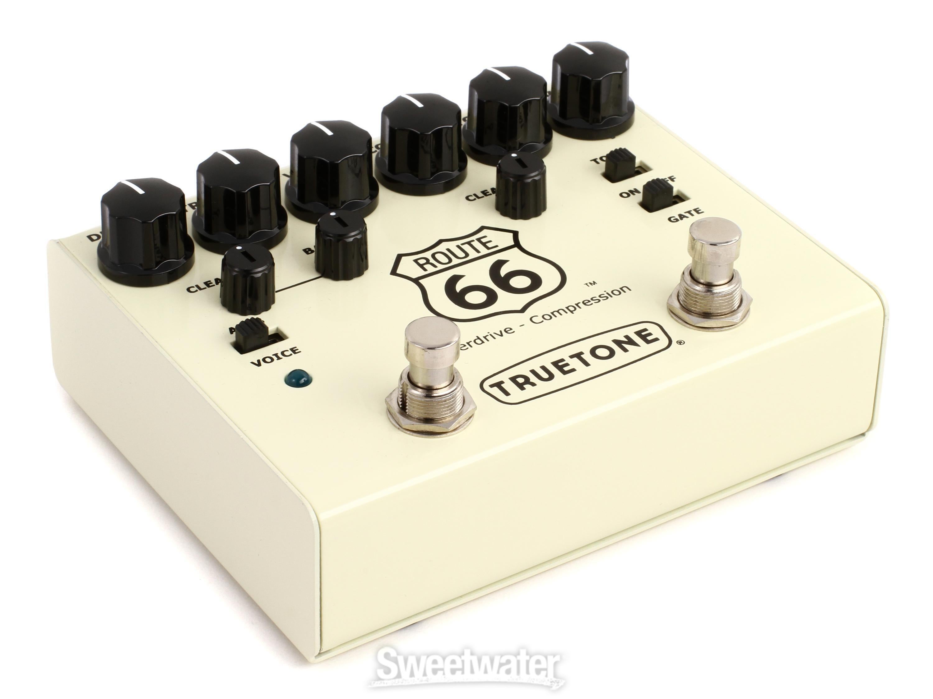 Truetone V3 Route 66 Overdrive / Compression Pedal | Sweetwater
