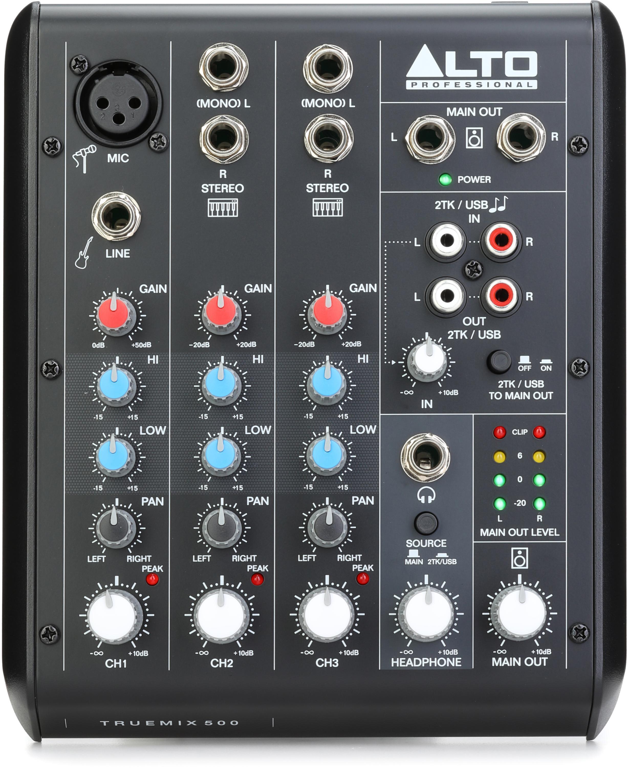 Alto Professional TrueMix 500 5-channel Analog Mixer | Sweetwater