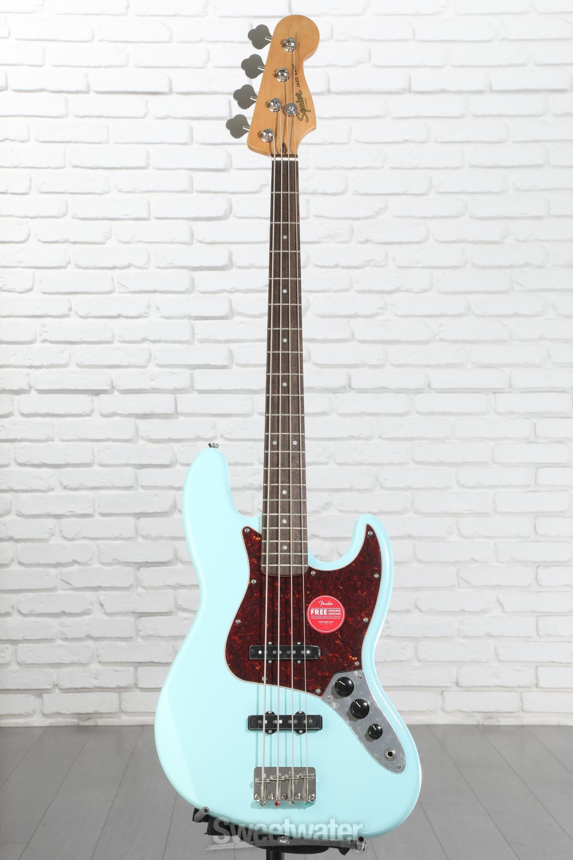 Squier Classic Vibe '60s Jazz Bass - Daphne Blue | Sweetwater