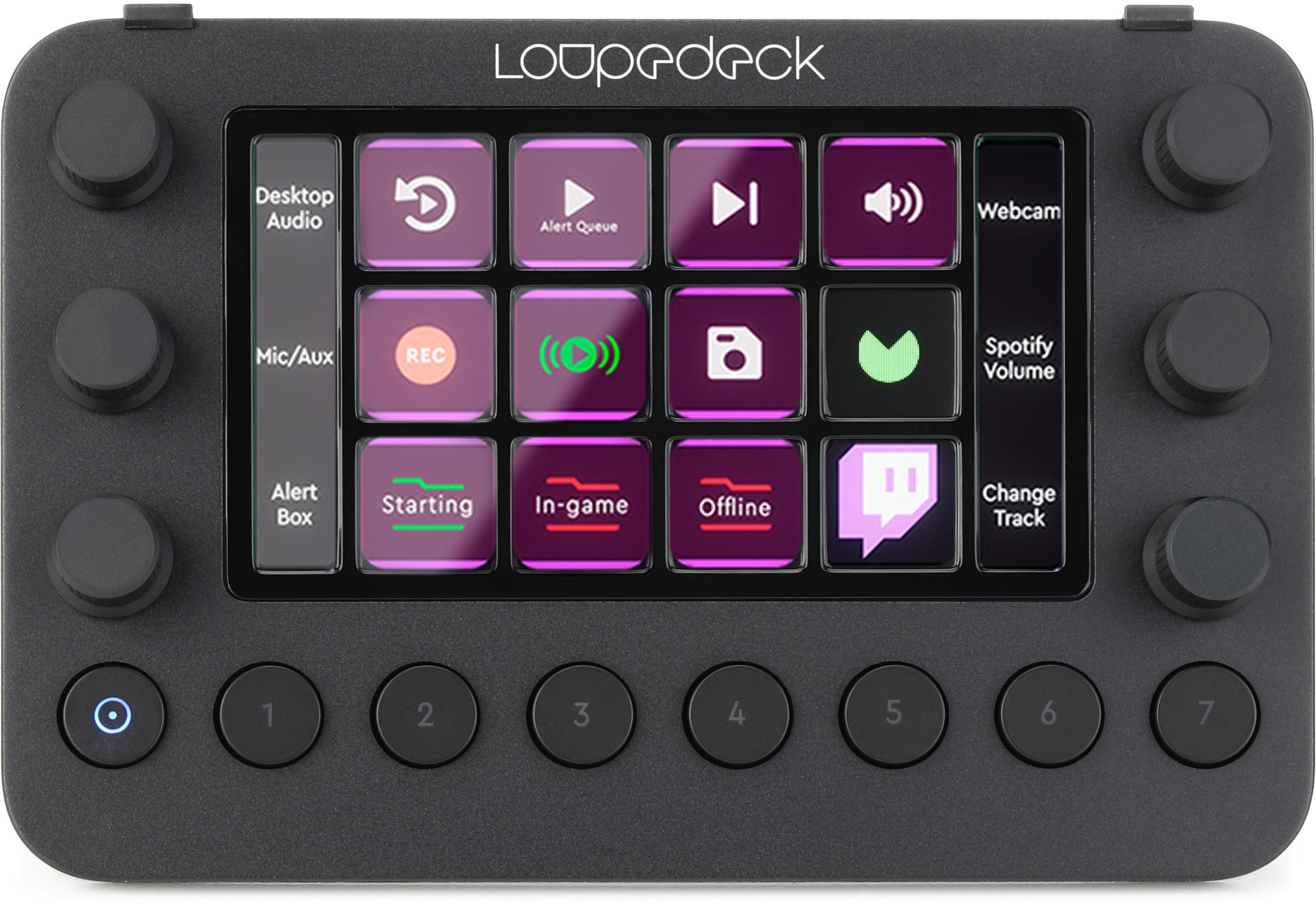 Loupedeck Live Customizable Streaming Console | Sweetwater