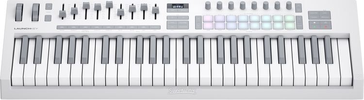 Novation Launchkey 49 MK4 49-key Keyboard Controller - White