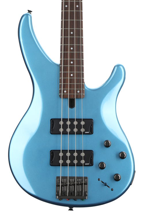 Yamaha TRBX304 Bass Guitar and Ampeg RB-108 Amp Bundle - Factory Blue
