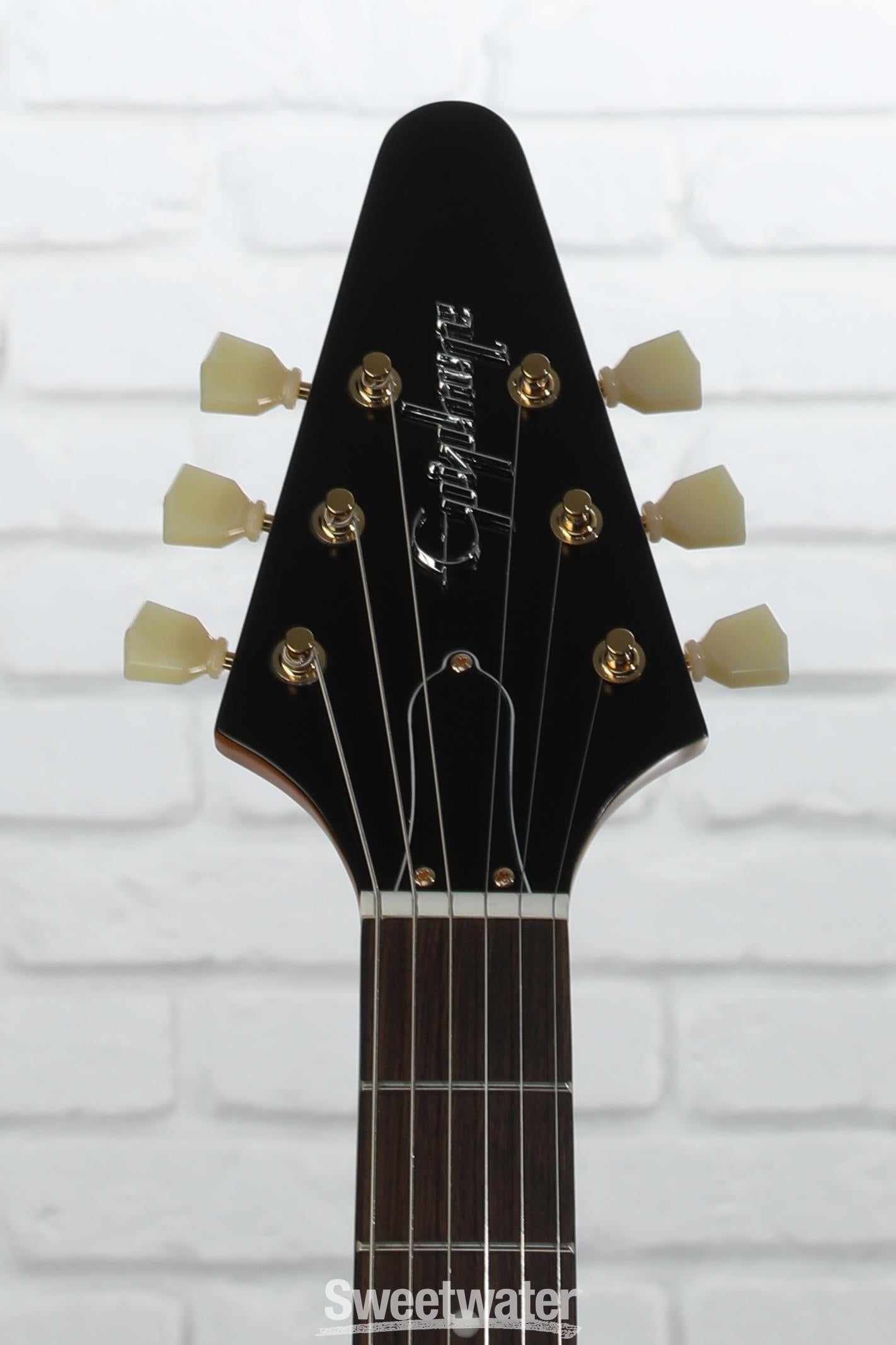 Epiphone 1958 Korina Flying V Electric Guitar - Natural