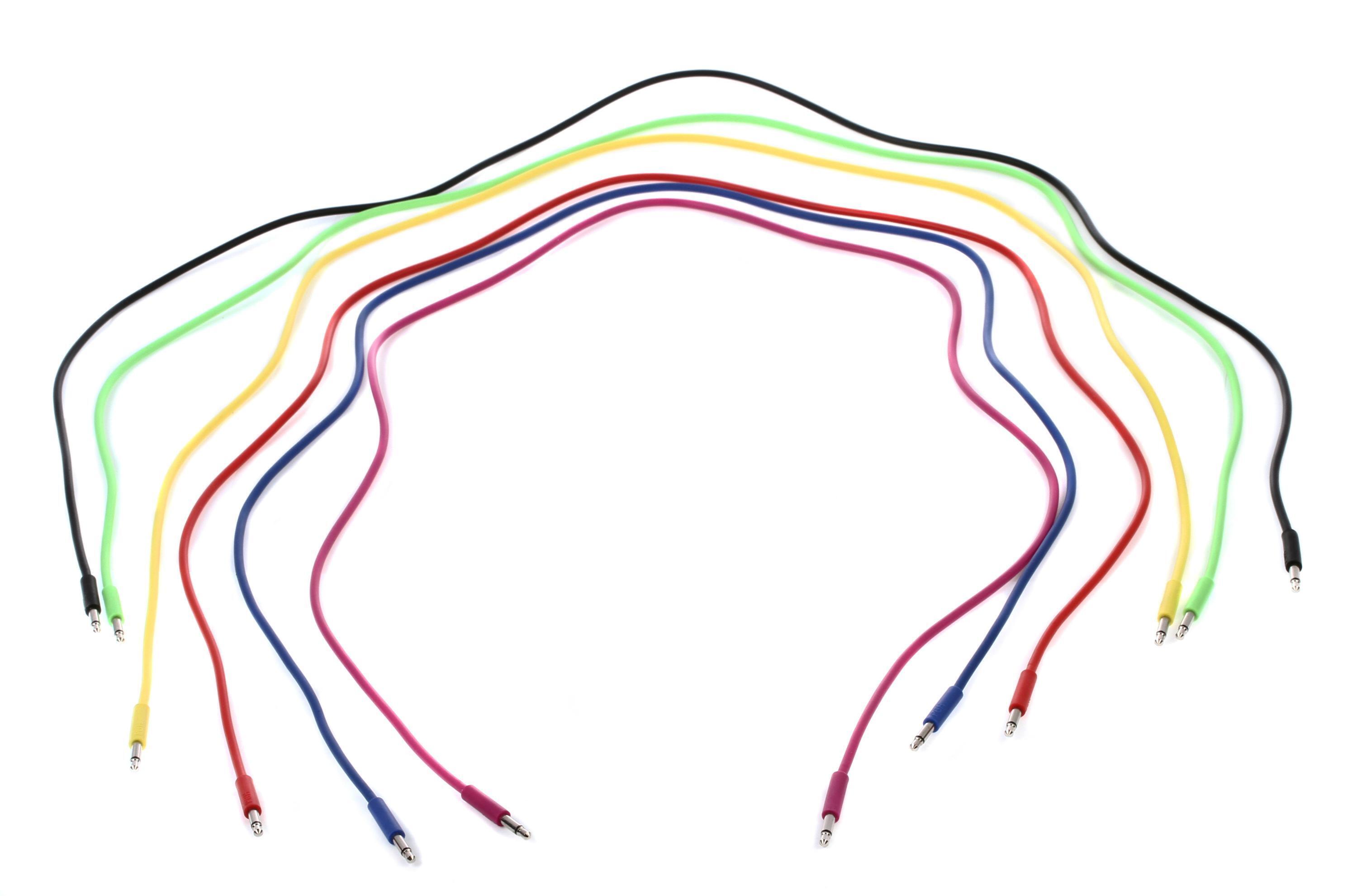 Nazca Audio Noodles Eurorack Patch Cables 6pack Long Sweetwater