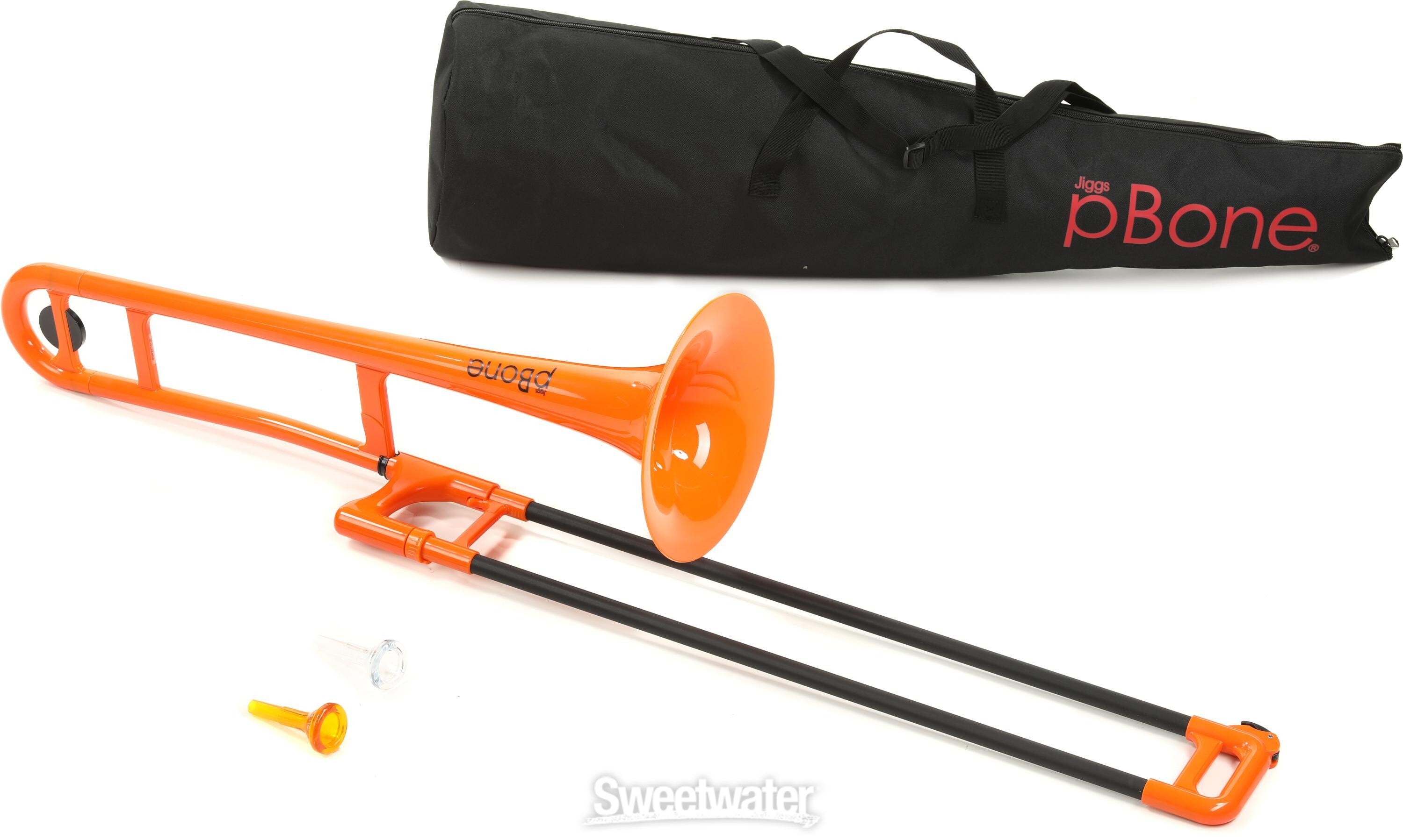 pInstruments pBone Trombone - Orange | Sweetwater