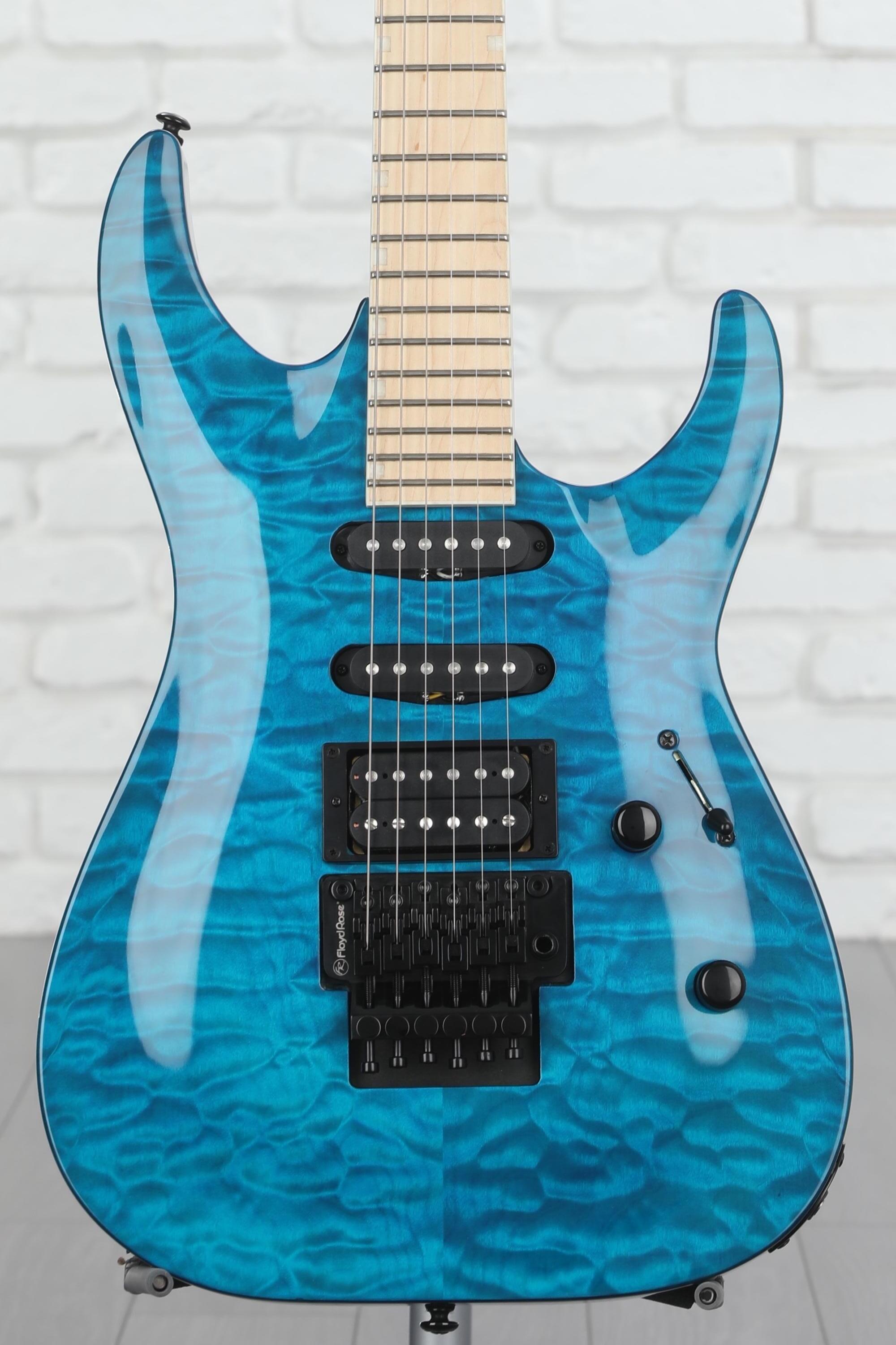 ESP LTD MH-203QM - See Thru Blue | Sweetwater