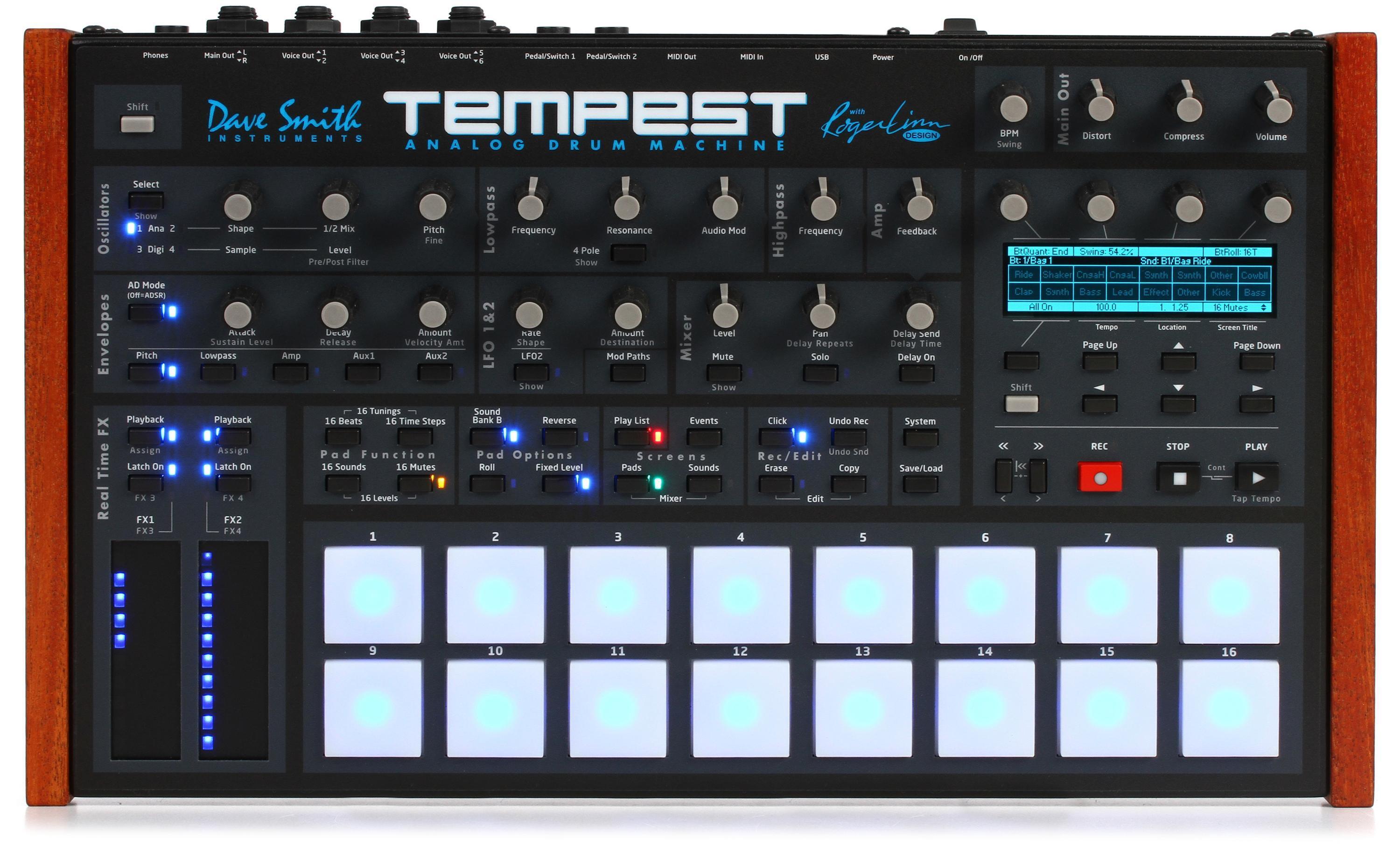 Dave Smith Instruments Tempest Analog Drum Machine / Synthesizer