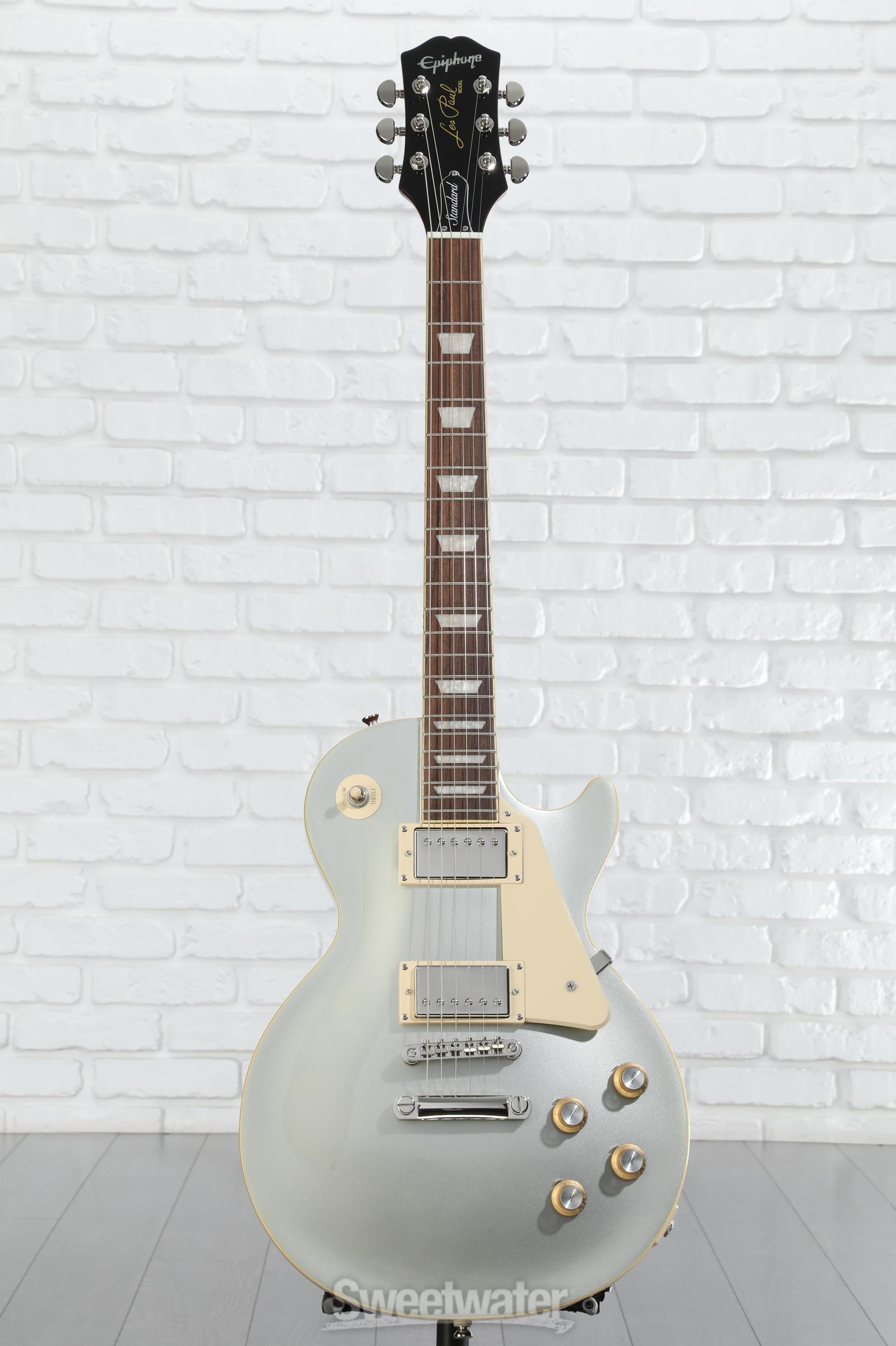 Epiphone Les Paul Standard '60s Electric Guitar - Silver