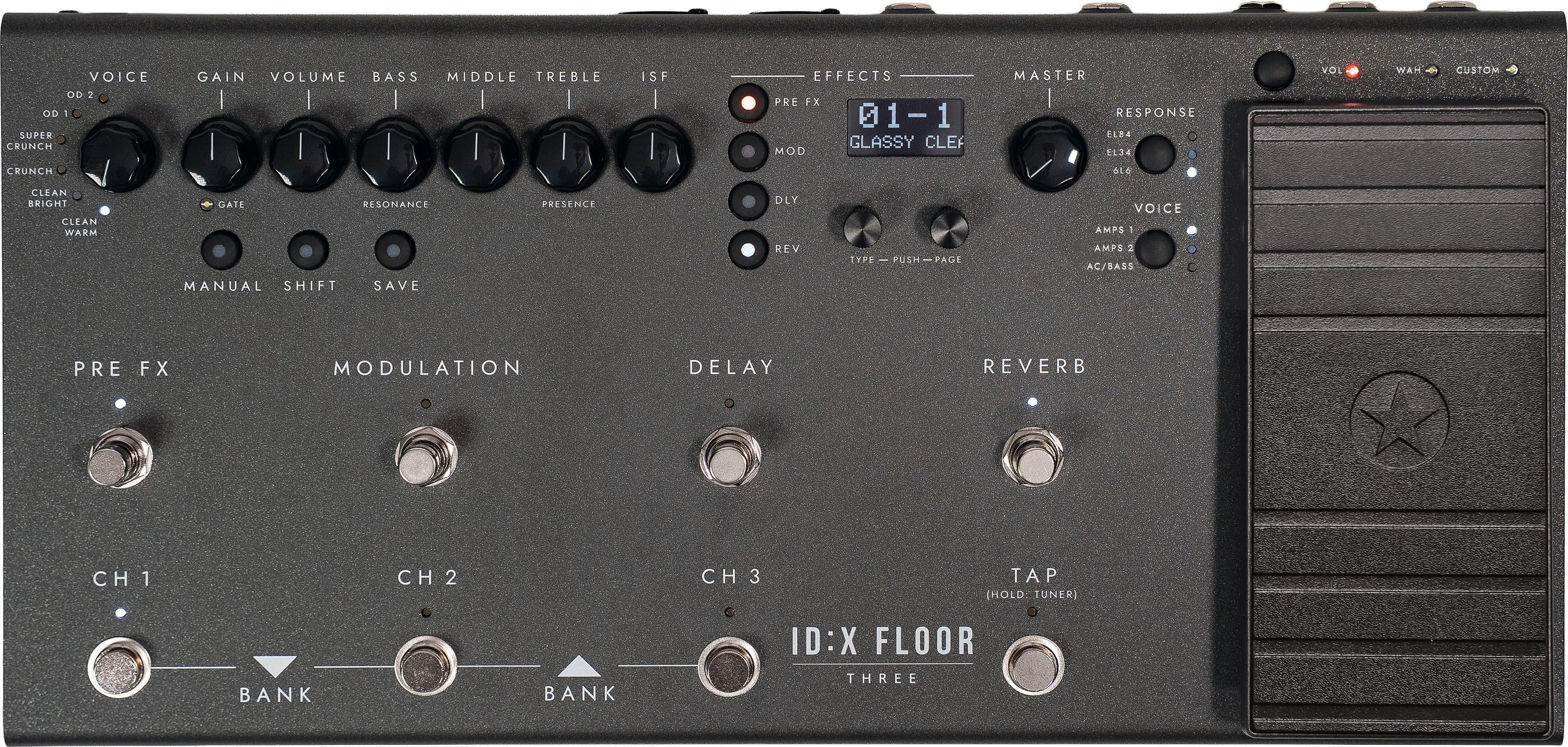 Blackstar ID:X Floor Three Floorboard Multi-FX Pedal | Sweetwater