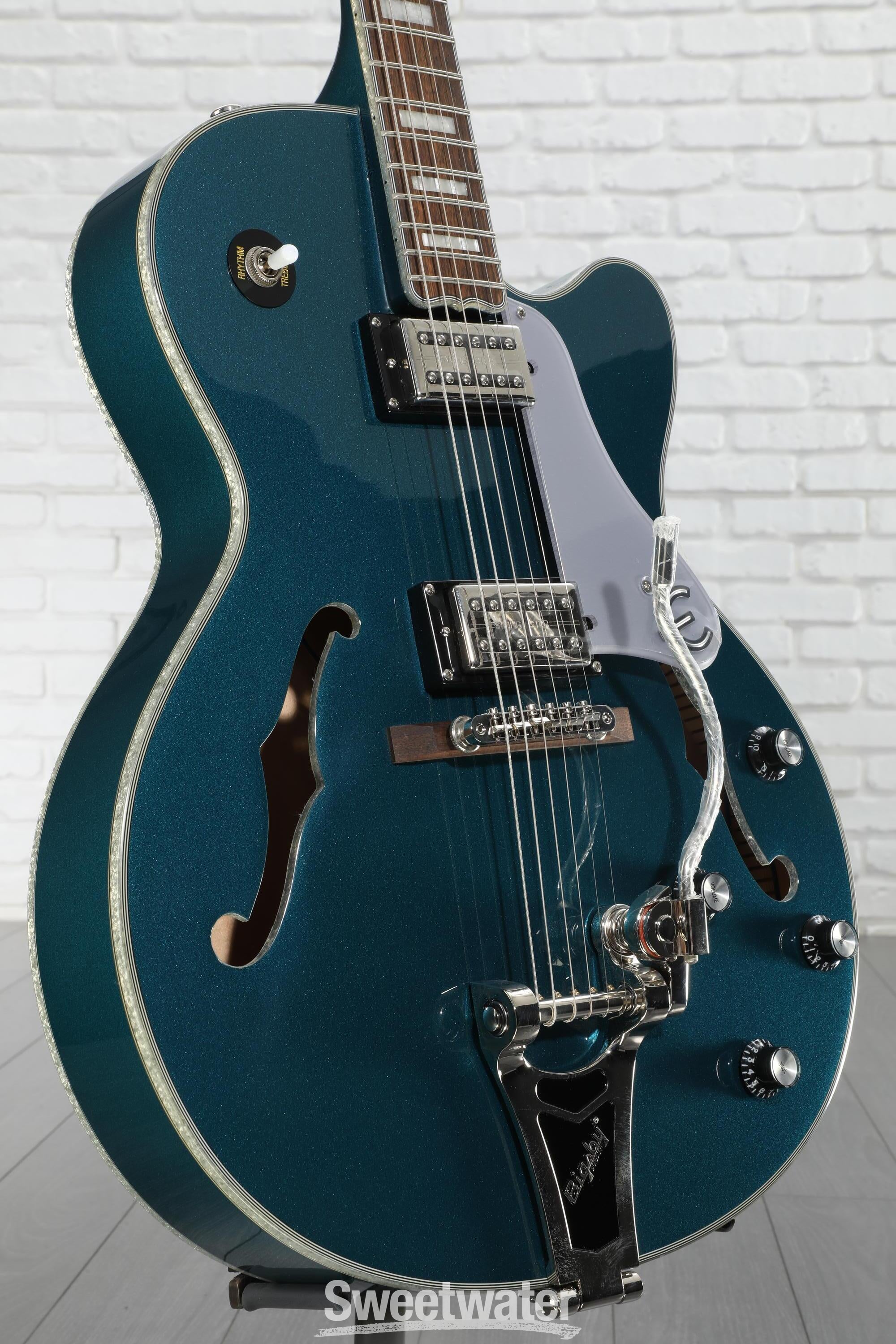 Epiphone Emperor Swingster Hollowbody - Delta Blue Metallic
