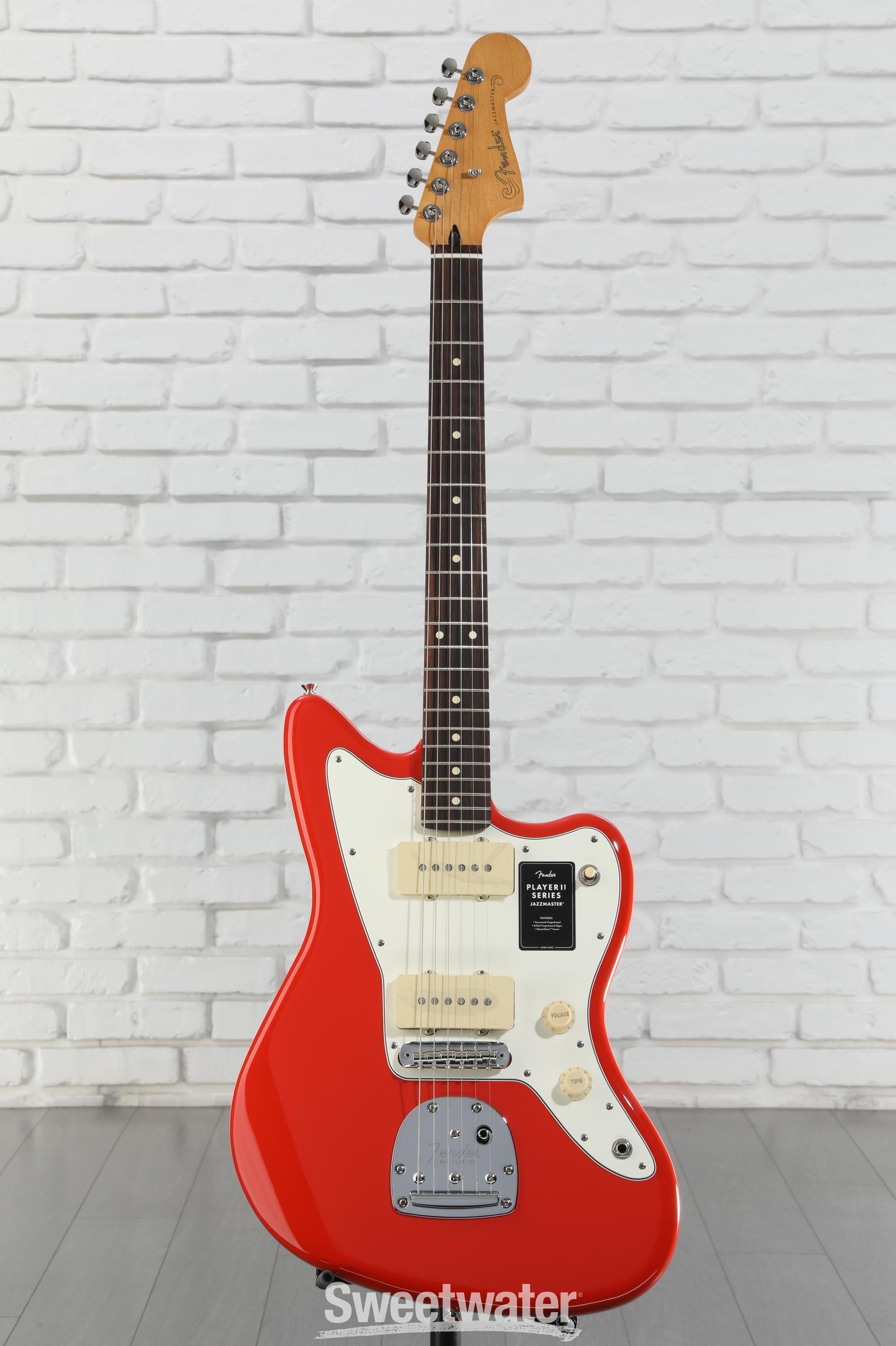 Fender Player II Jazzmaster Electric Guitar - Coral Red