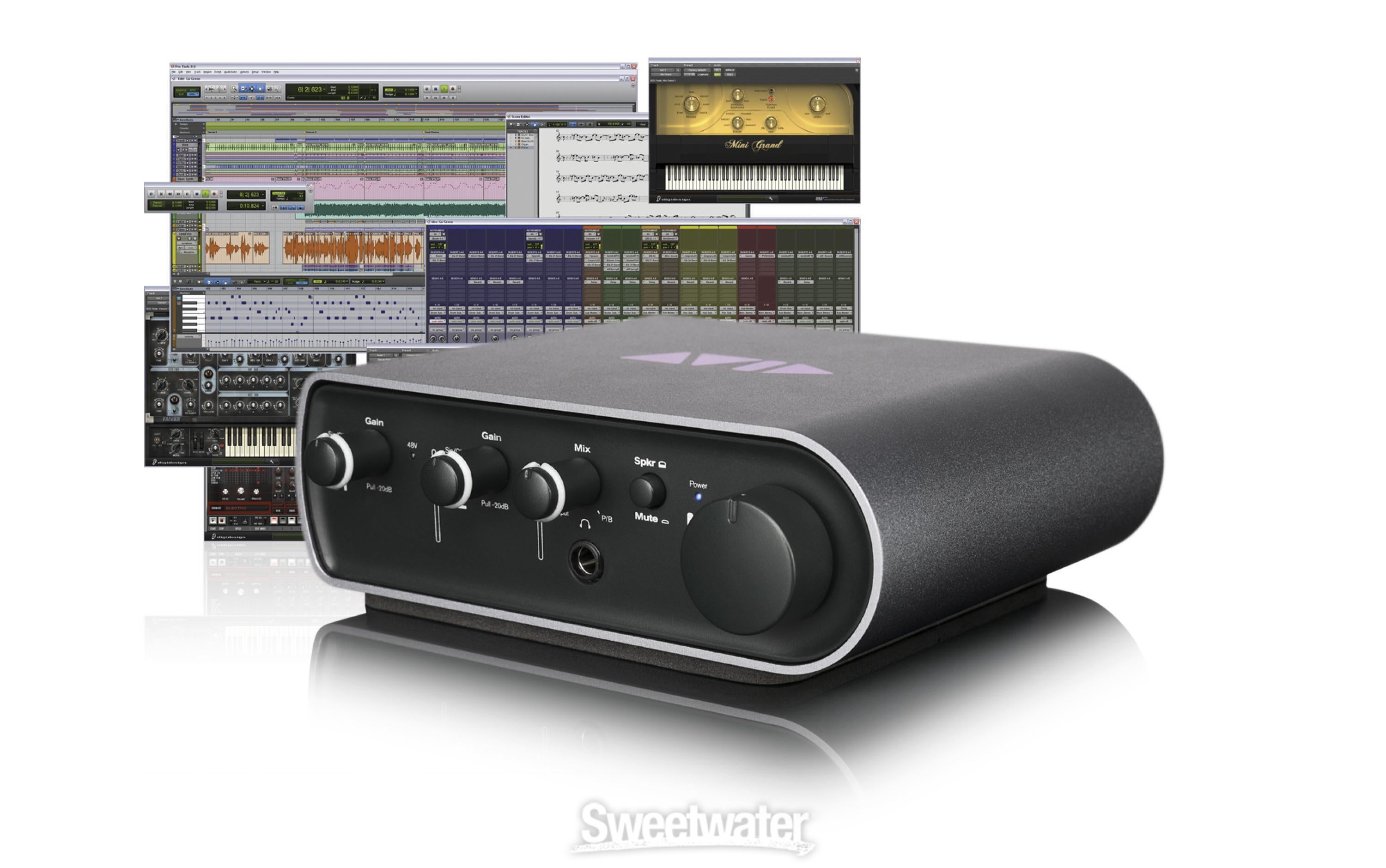 Avid Pro Tools Mbox Mini - Mbox Mini with Pro Tools LE v8 | Sweetwater