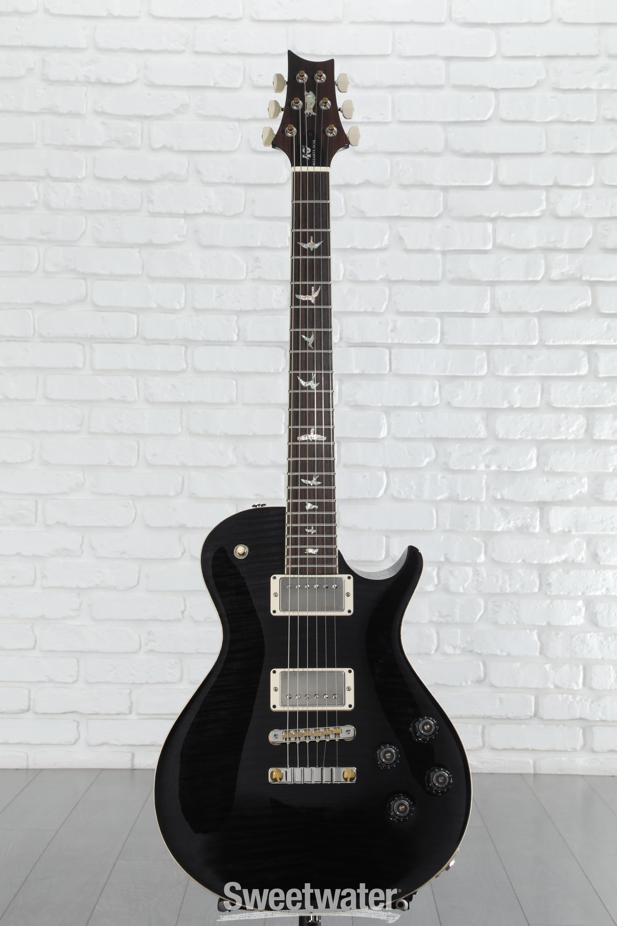 ギター 2014 PRS CUSTOM24 10TOP GRAY BLACK Platinum PRS Custom 24 10-Top Electric Guitar Gray Black