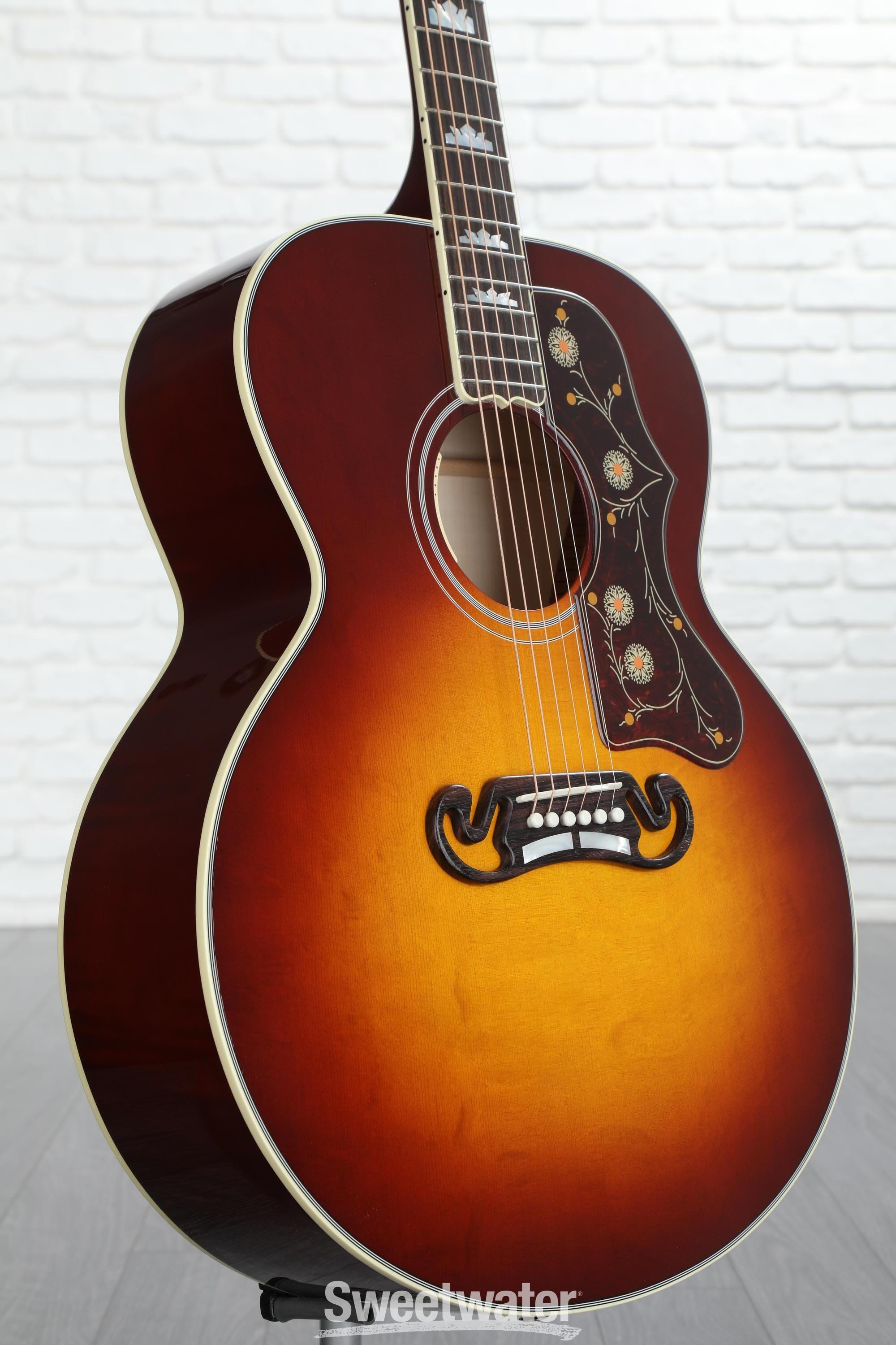 Gibson Acoustic SJ-200 Standard Maple Acoustic Guitar - Autumnburst ...