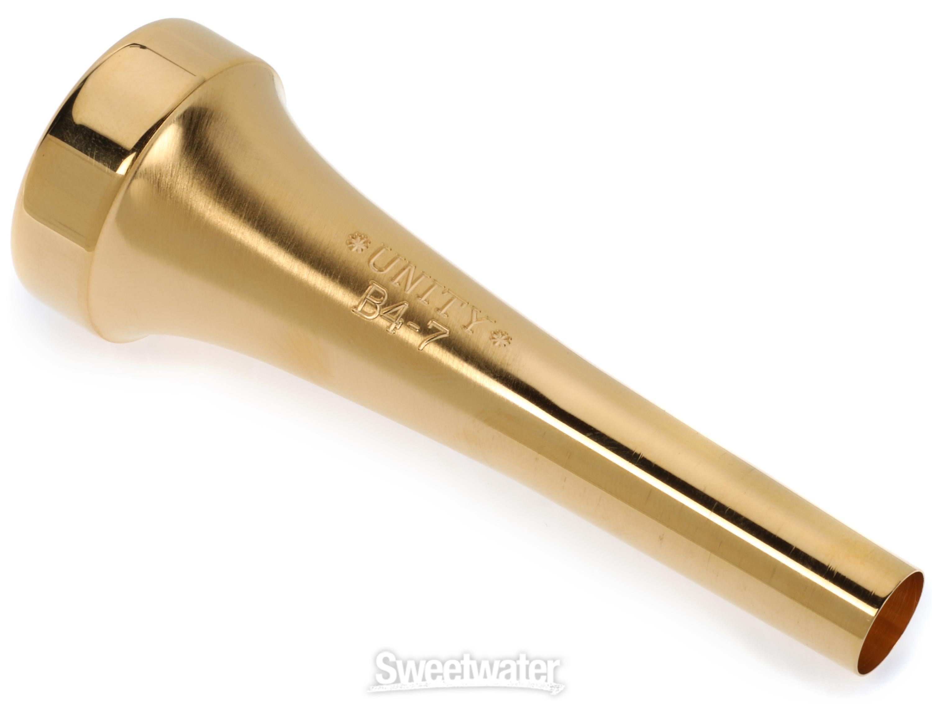 Monette Unity B4-7 Trumpet Mouthpiece - 24k Gold-plated | Sweetwater