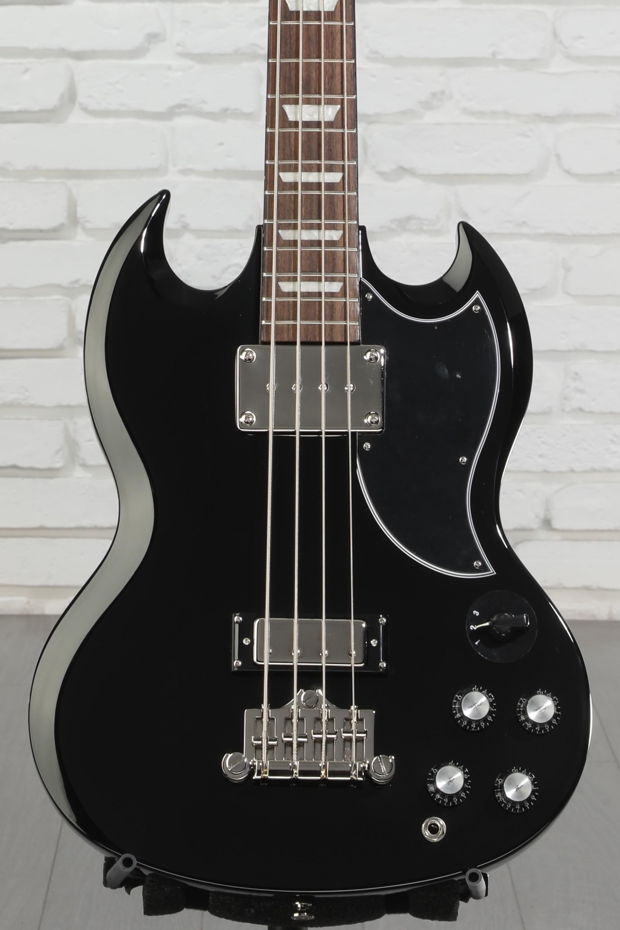 Epiphone EB-3 Bass Guitar - Ebony | Sweetwater