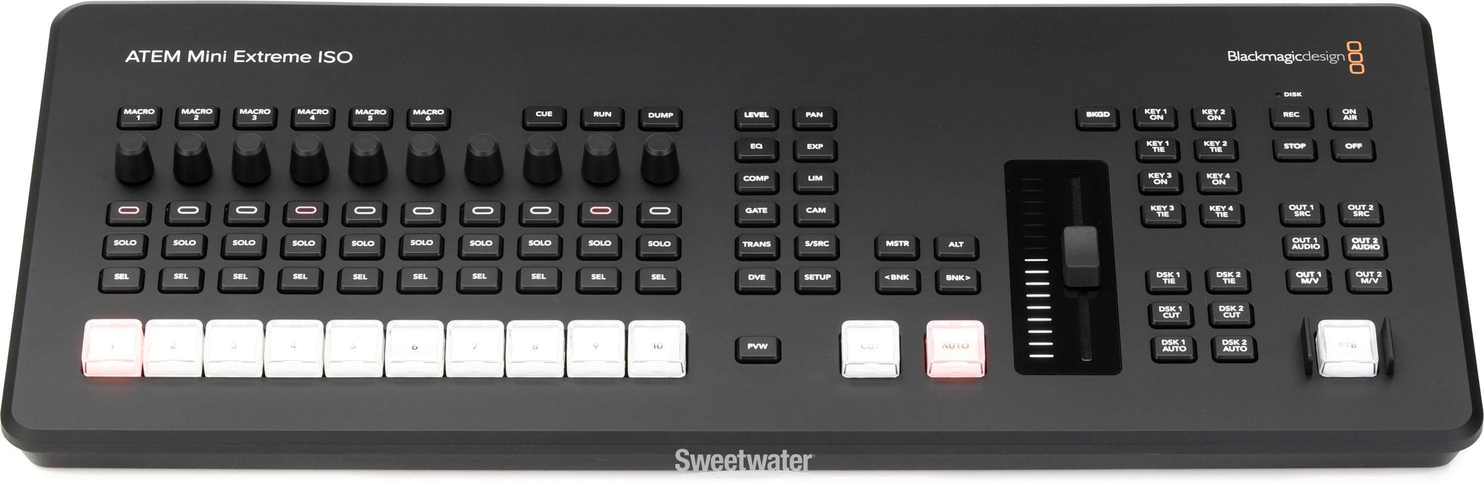 Blackmagic Design ATEM Mini Extreme ISO G2 Live Switcher | Sweetwater