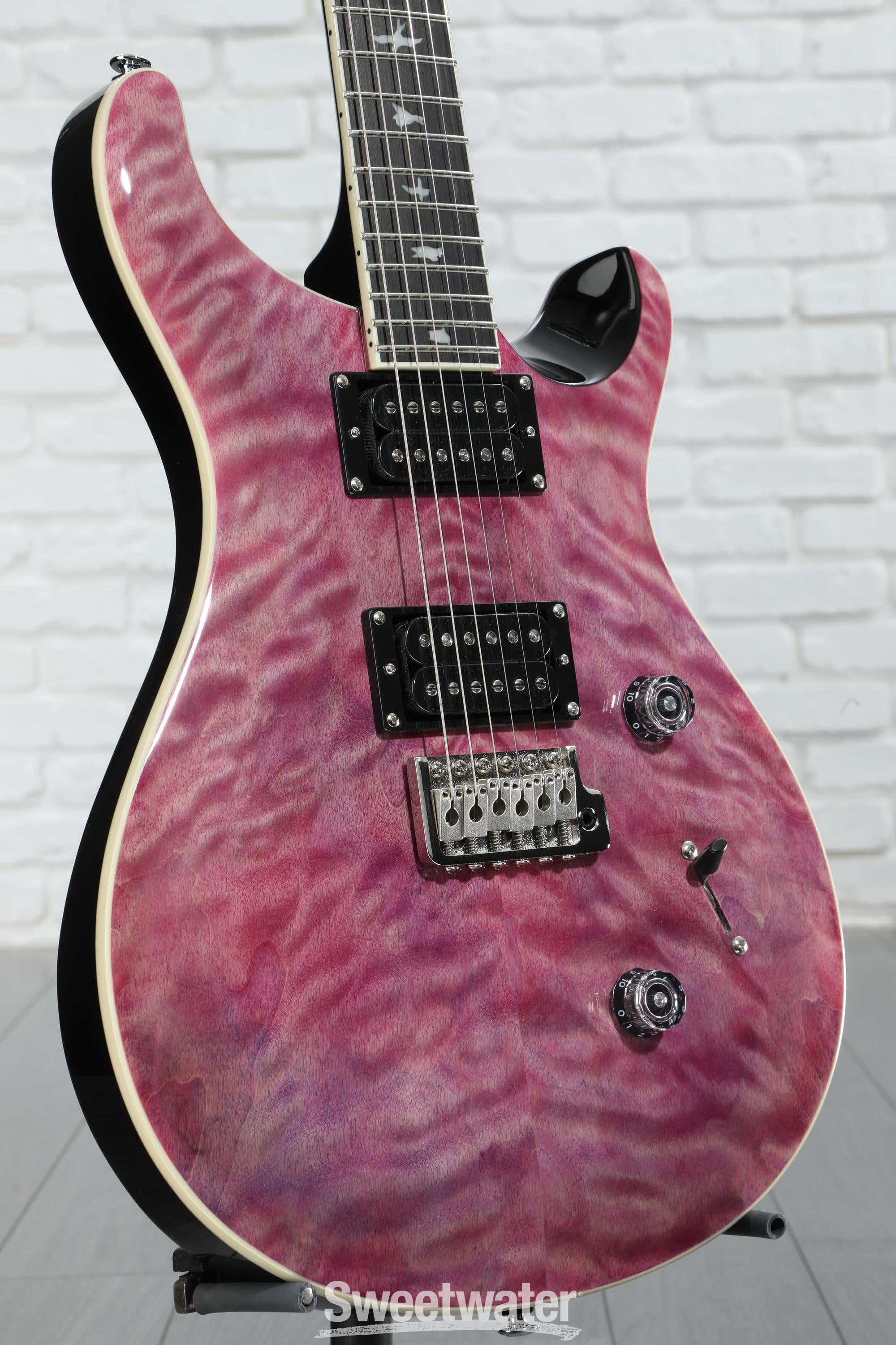 PRS SE Custom 24 Electric Guitar - Quilted Violet | Sweetwater