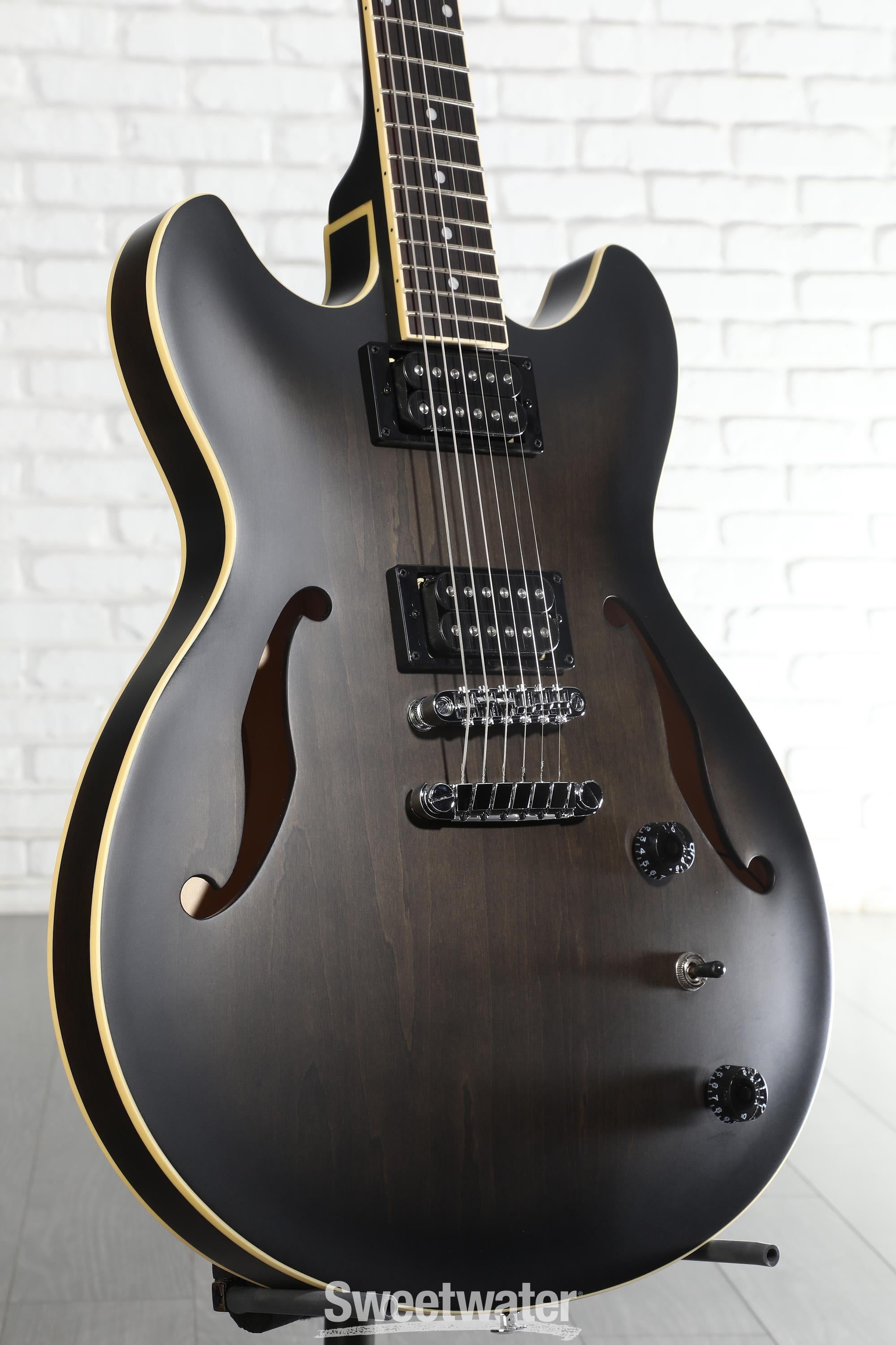 Photo of Ibanez Artcore AS53 - Transparent Black Flat