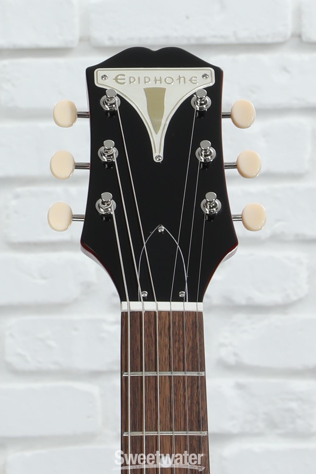 Epiphone Wilshire P-90s Electric Guitar - Cherry | Sweetwater