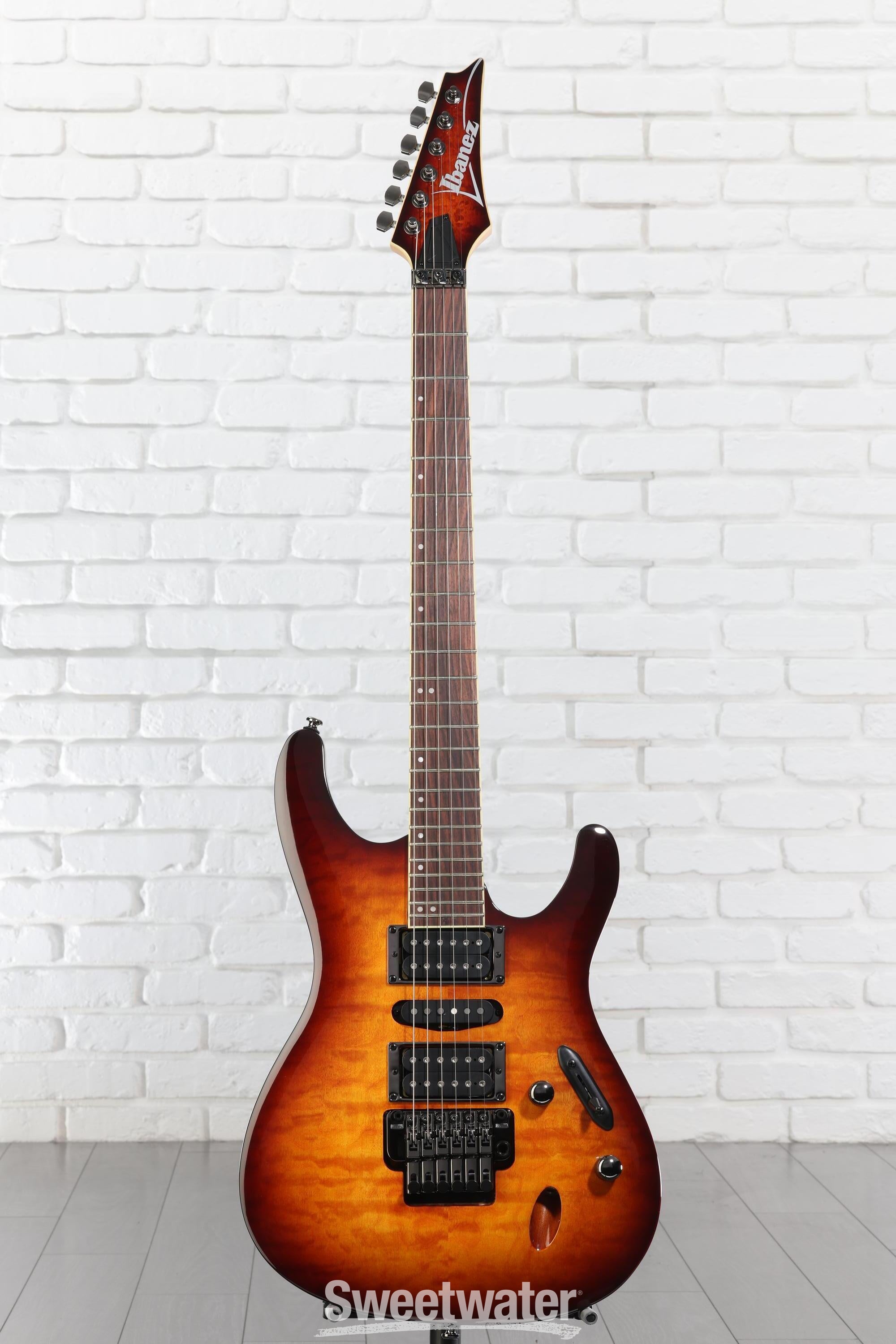 Ibanez S670QM Electric Guitar - Dragon Eye Burst | Sweetwater