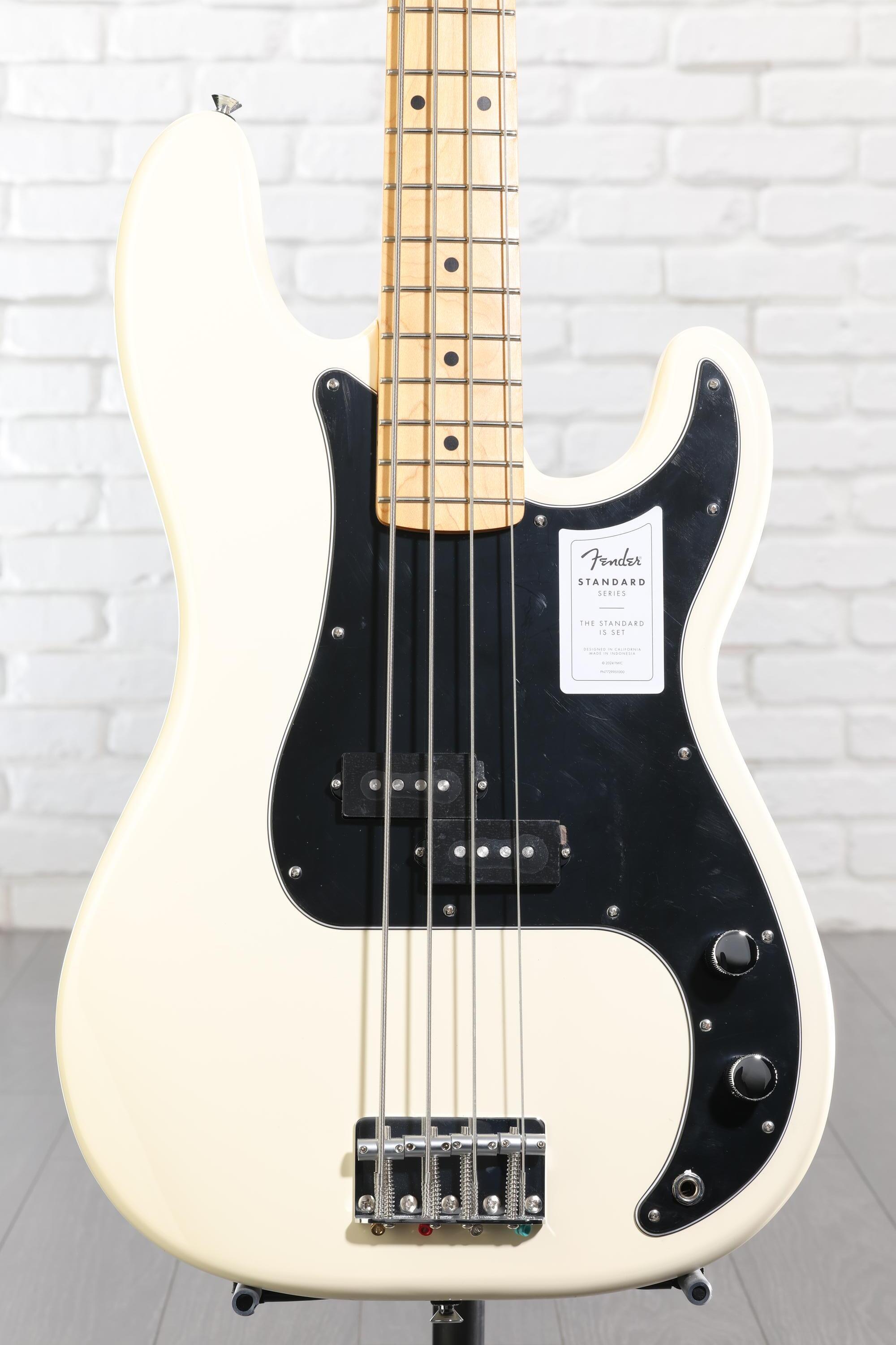 Fender Standard Precision Bass - Olympic White | Sweetwater