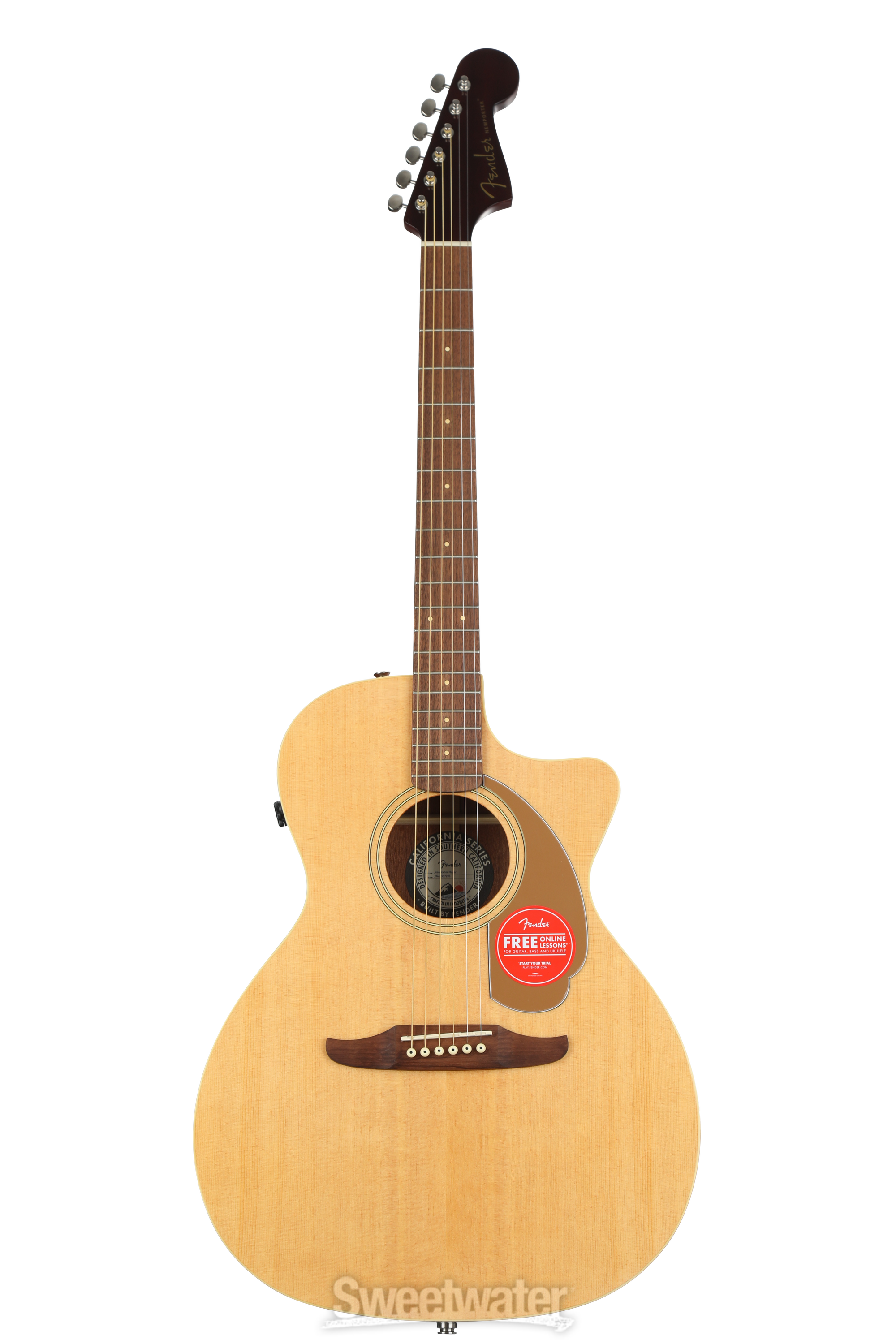 Fender Newporter Player Acoustic-electric Guitar - Natural