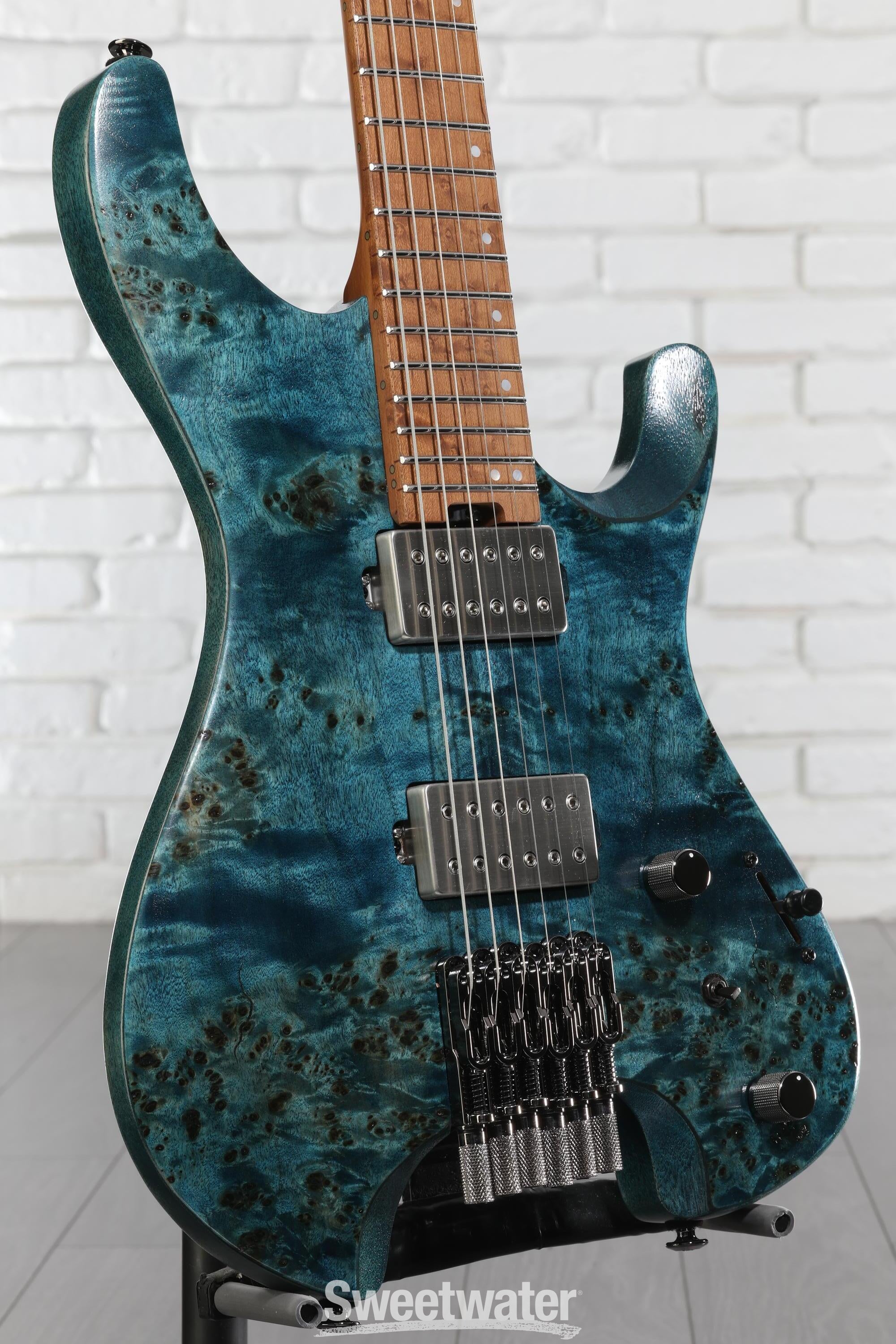 Ibanez Q52PB Electric Guitar - Cosmic Blue Low Gloss | Sweetwater