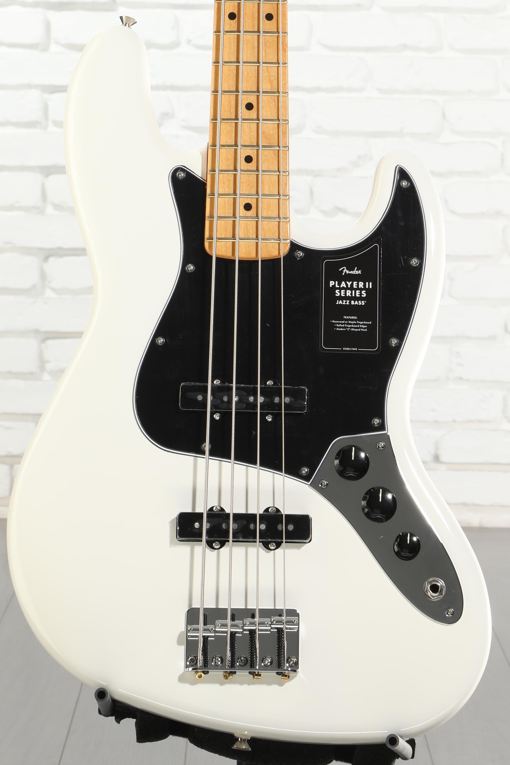 Fender Player II Jazz Bass - Polar White with Maple Fingerboard