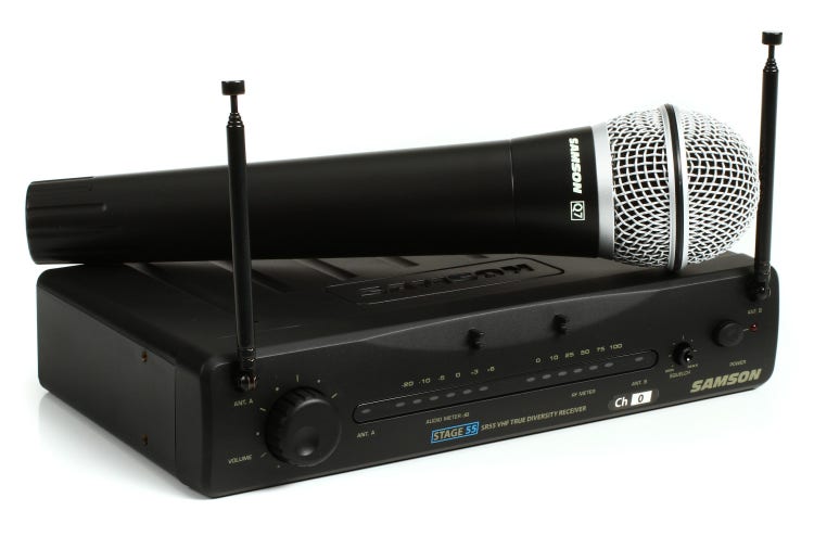 Professional Wireless Microphone Mic System UHF True Diversity Stage  Performance