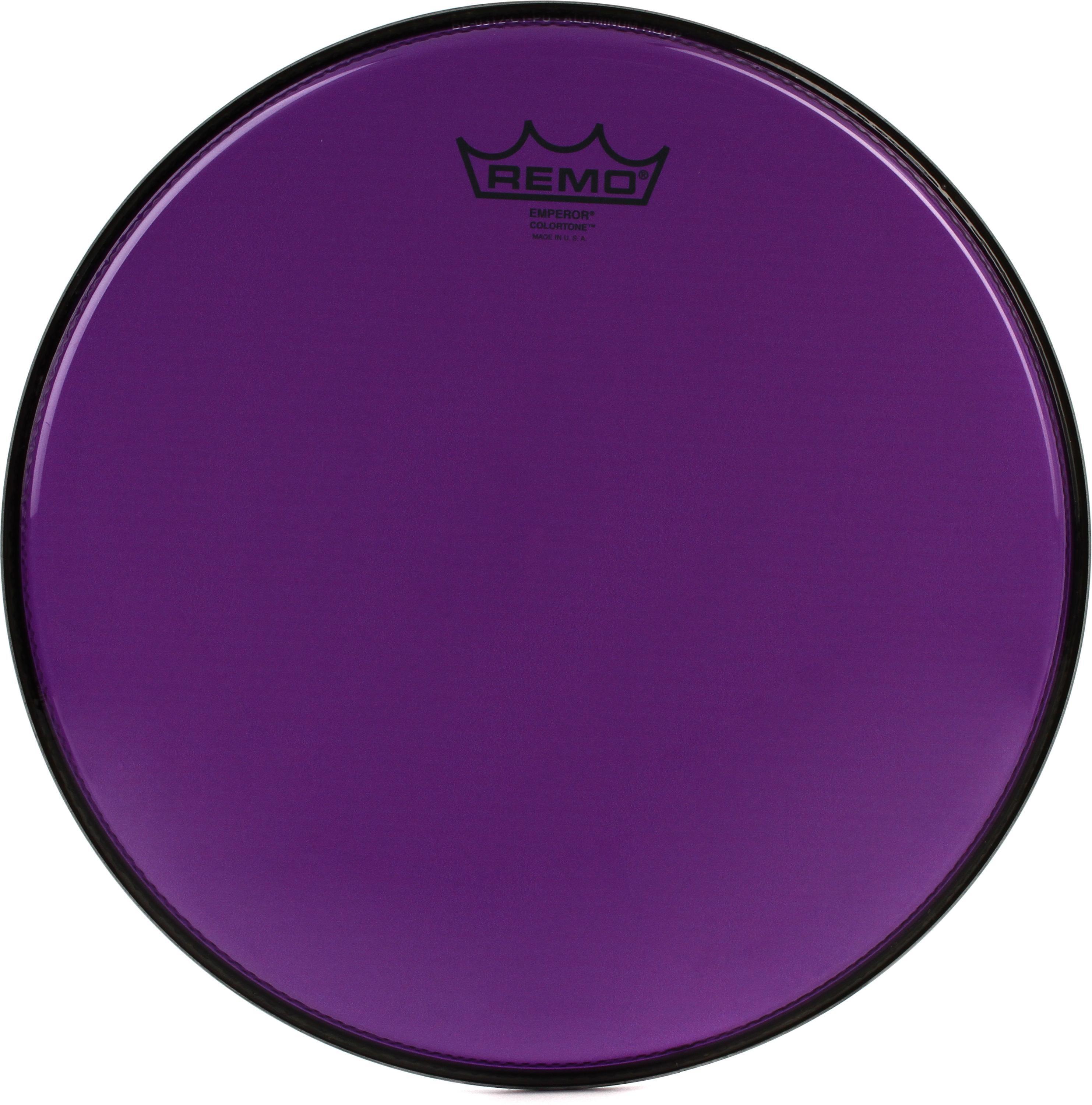 Photo of Remo Emperor Colortone Purple Drumhead - 12 inch