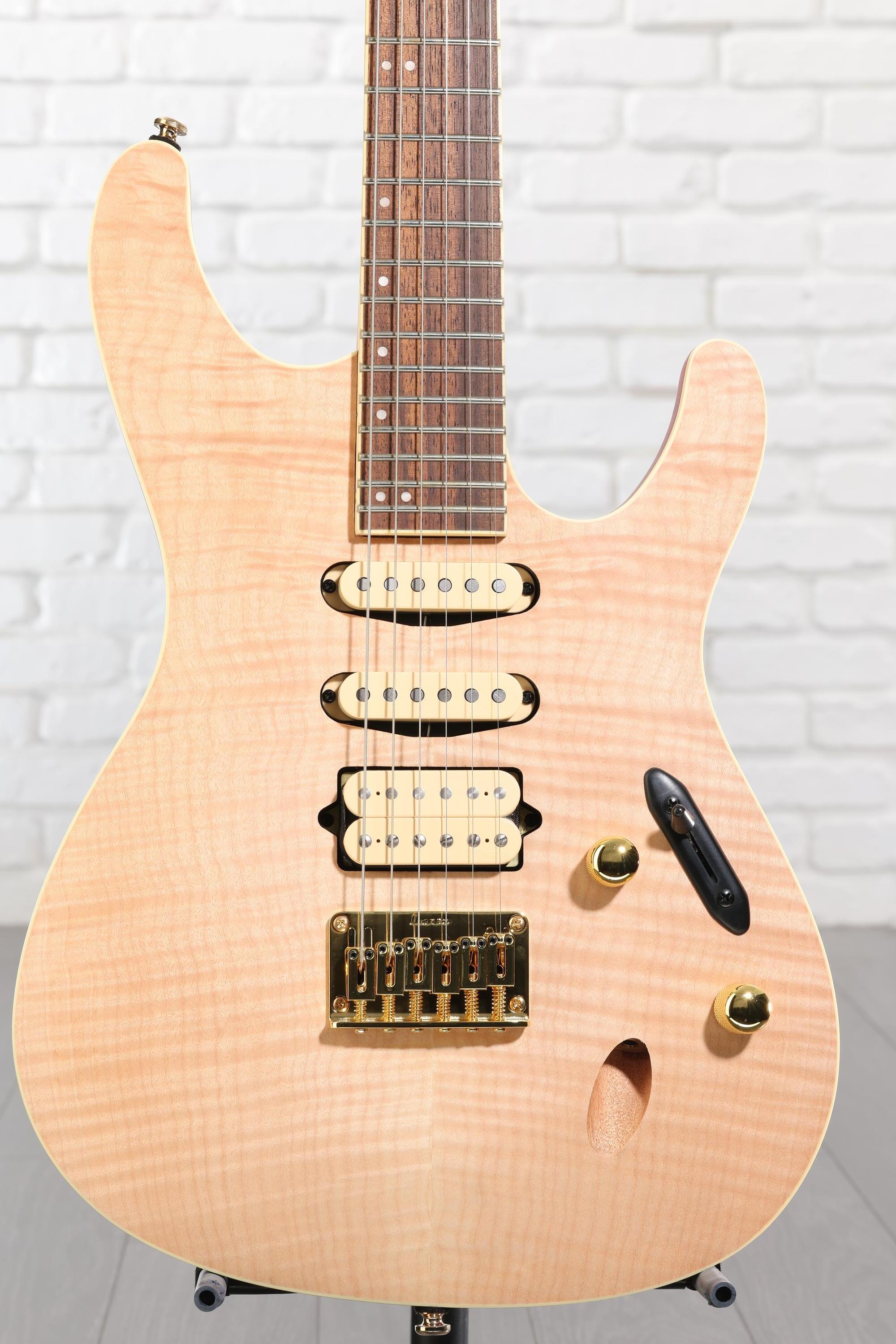Ibanez Standard SEW761FM Electric Guitar - Natural Flat | Sweetwater