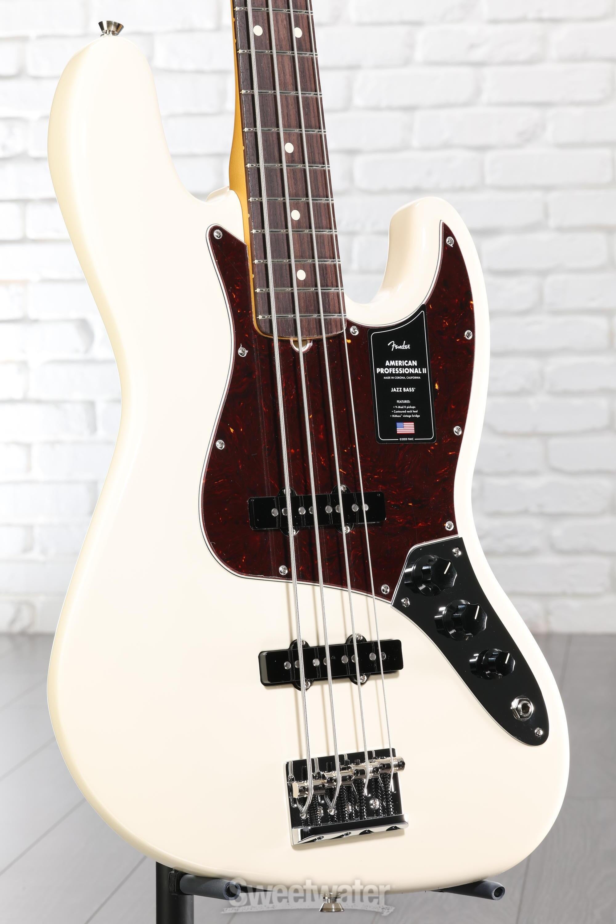Fender American Professional II Jazz Bass - Olympic White with