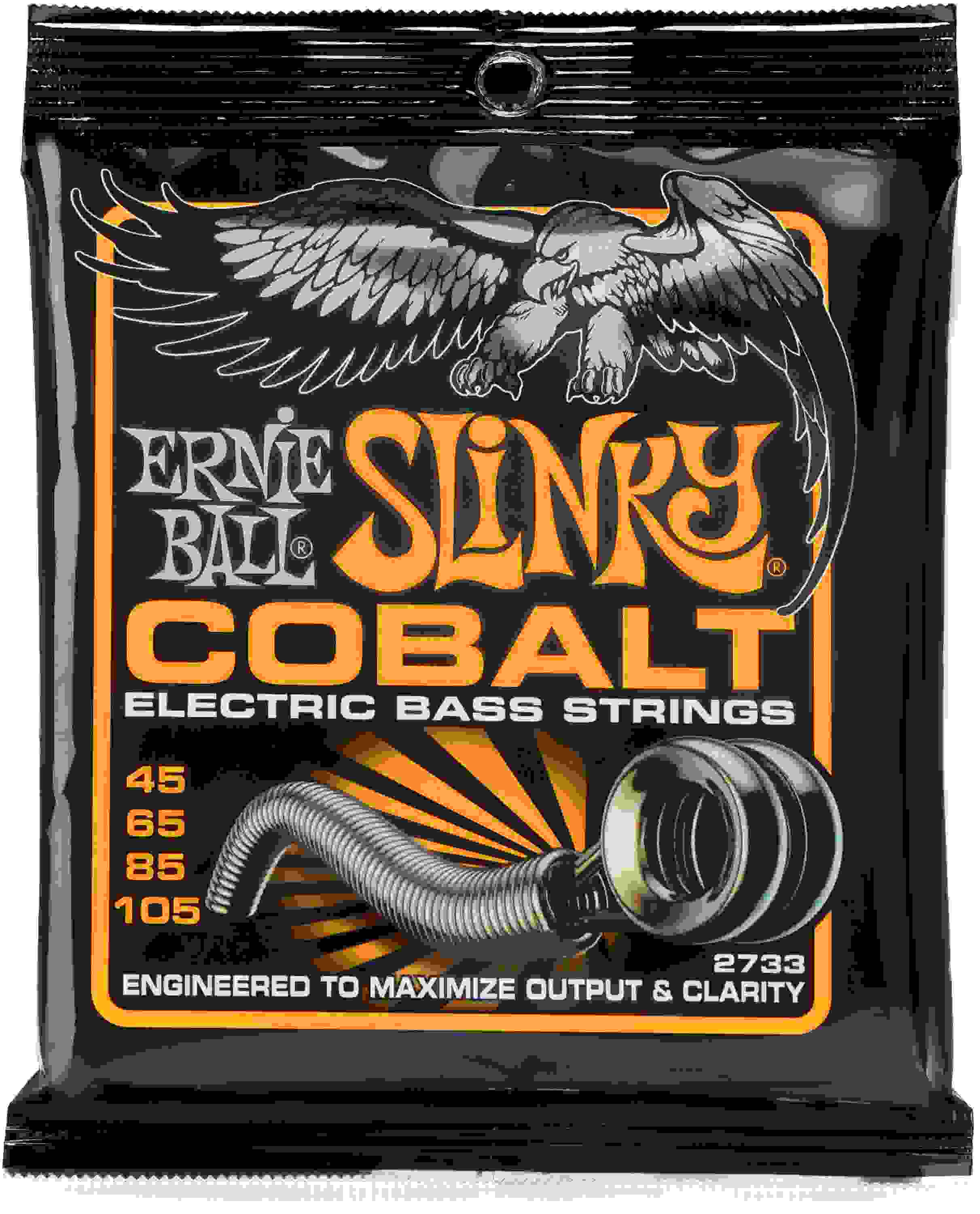 Ernie Ball 2733 Hybrid Slinky Cobalt Electric Bass Guitar Strings