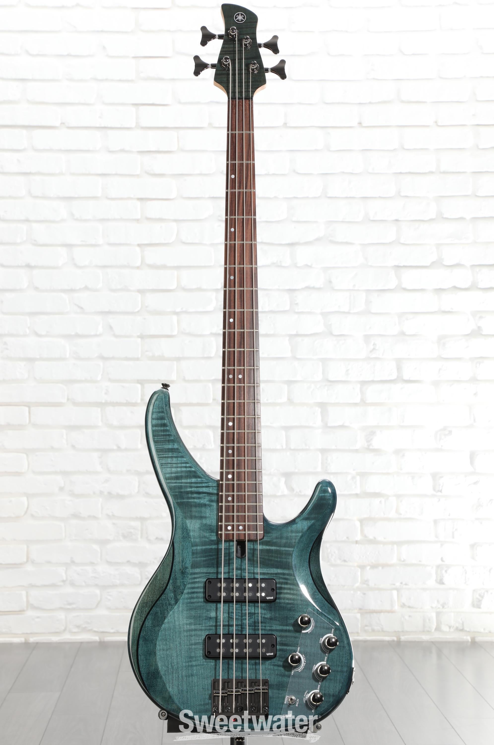 Yamaha TRBX604FM 4-string Bass Guitar - Indigo Blue | Sweetwater