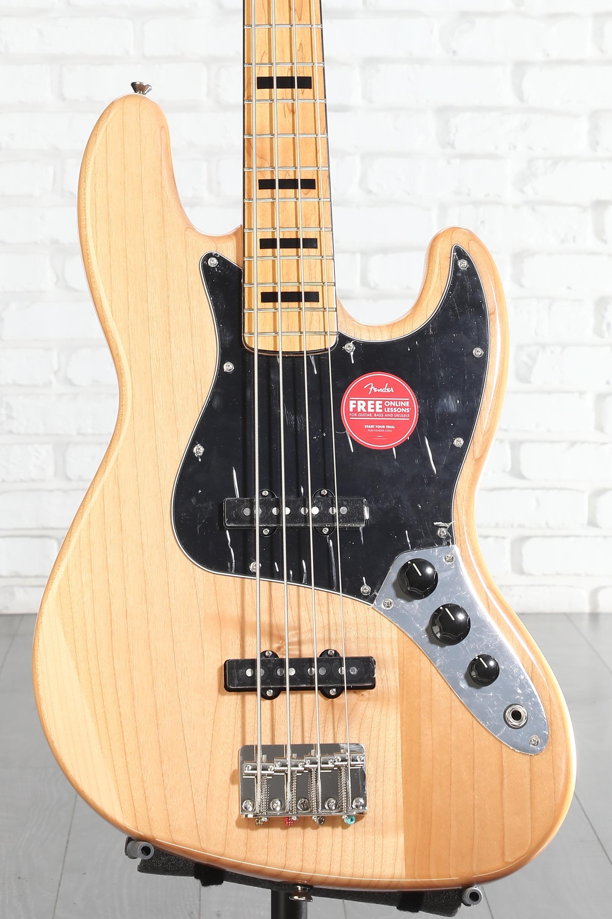 Squier Classic Vibe '70s Jazz Bass - Natural | Sweetwater