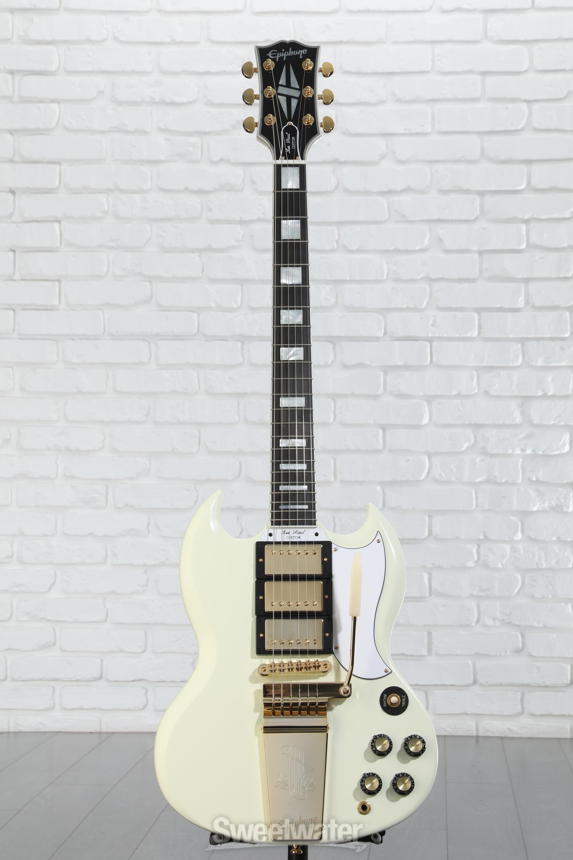 Epiphone 1963 SG Custom Electric Guitar - Classic White VOS
